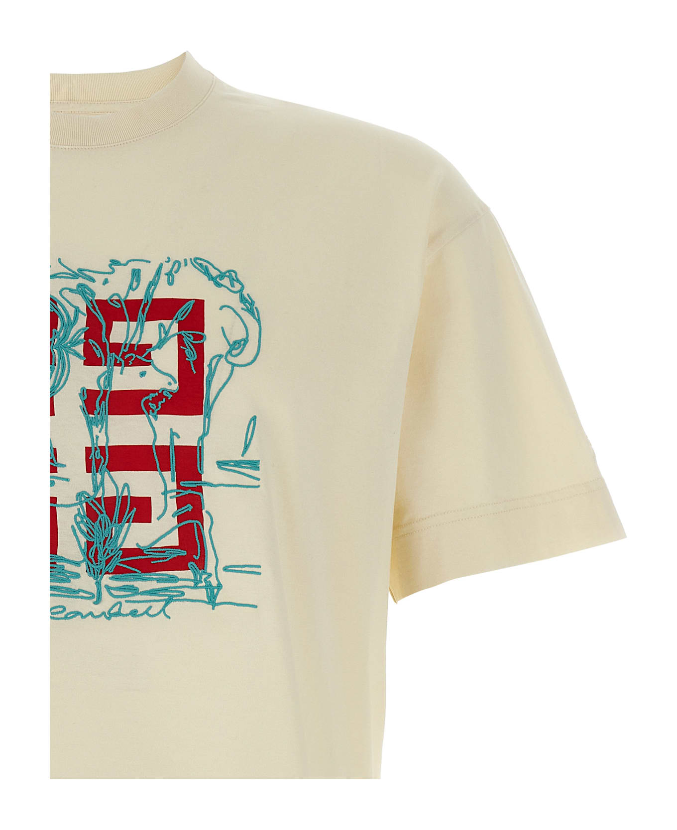 Givenchy Embroidery T-shirt - Beige