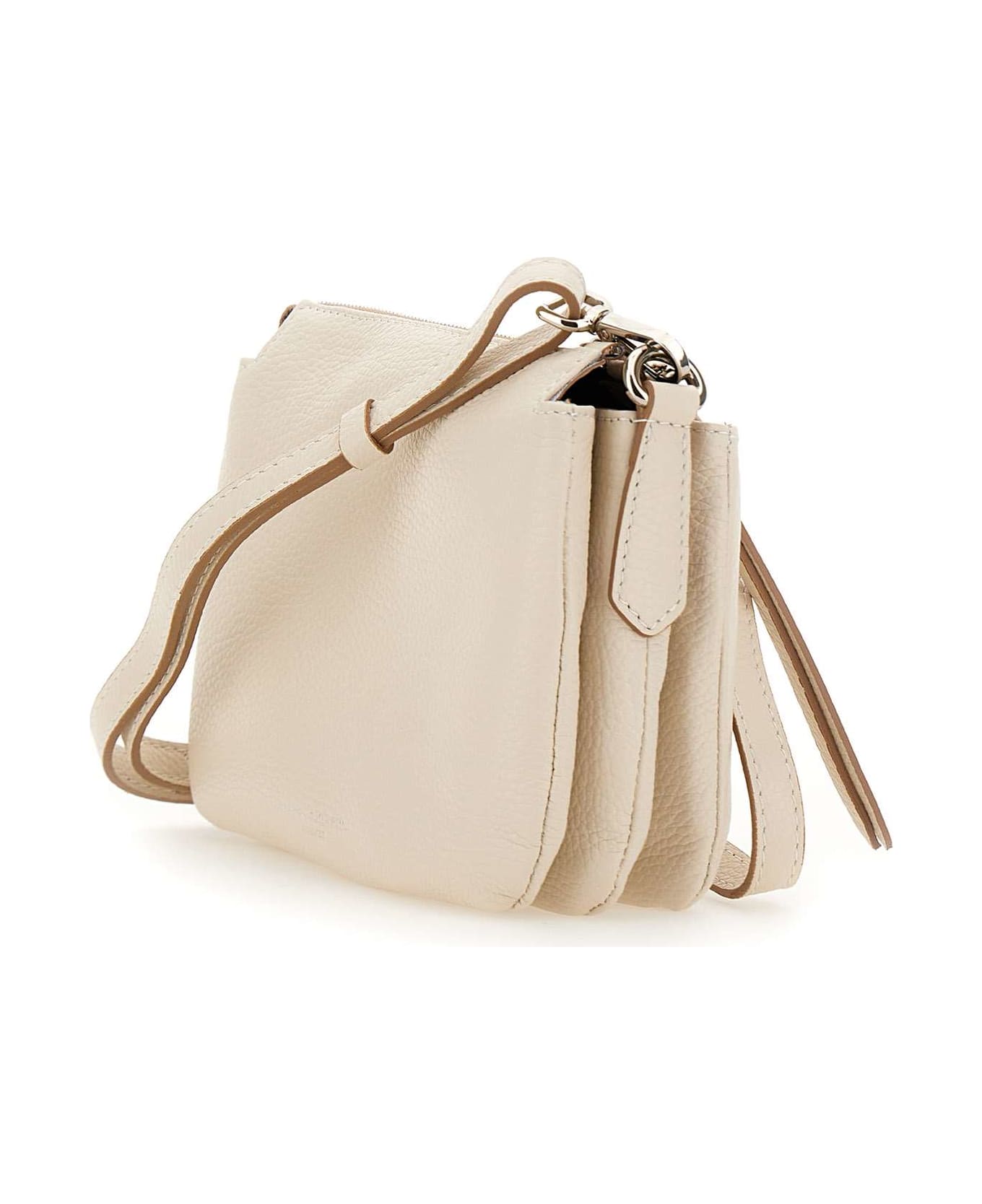 Gianni Chiarini "three" Leather Bag - WHITE