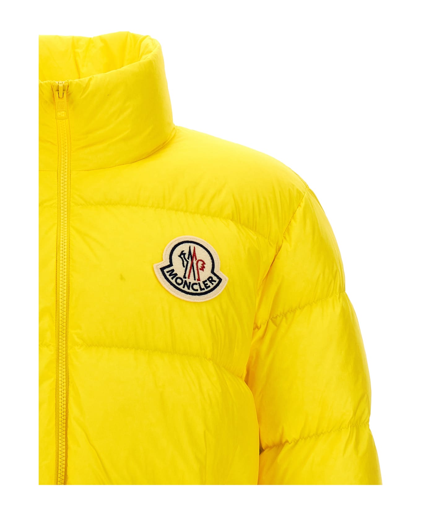 Moncler 'citala' Down Jacket - Yellow