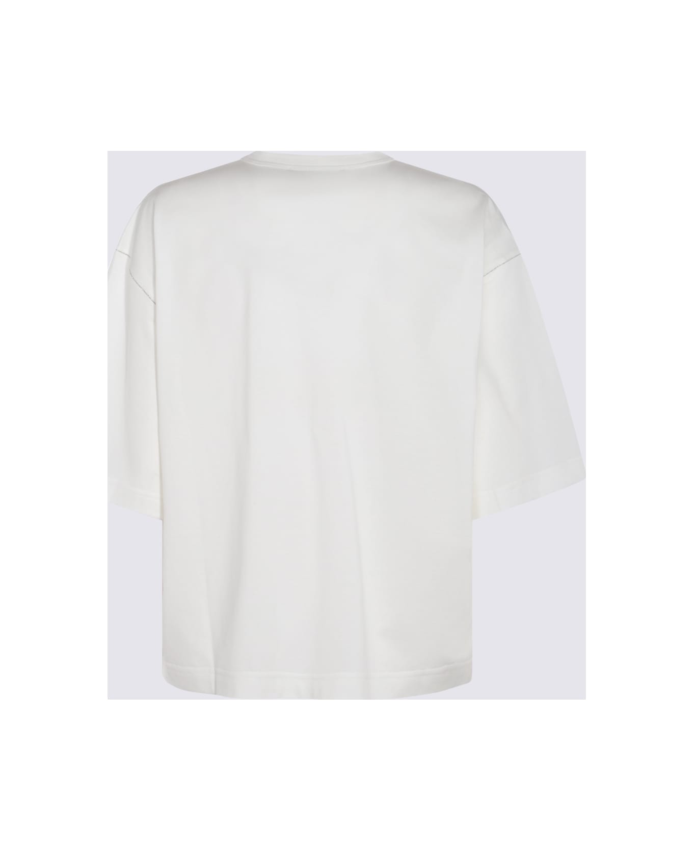 Fabiana Filippi White Cotton T-shirt - White Tシャツ