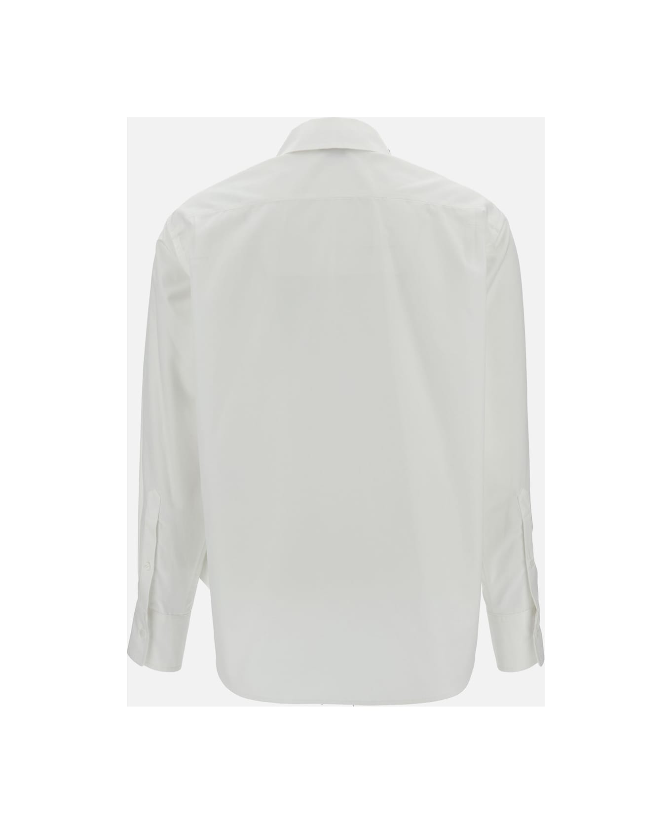 Alexander McQueen Shirt With Crystals - White