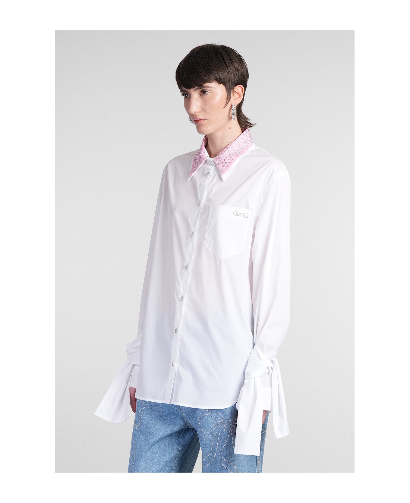 Mach 
Mach Shirt In White Cotton - white