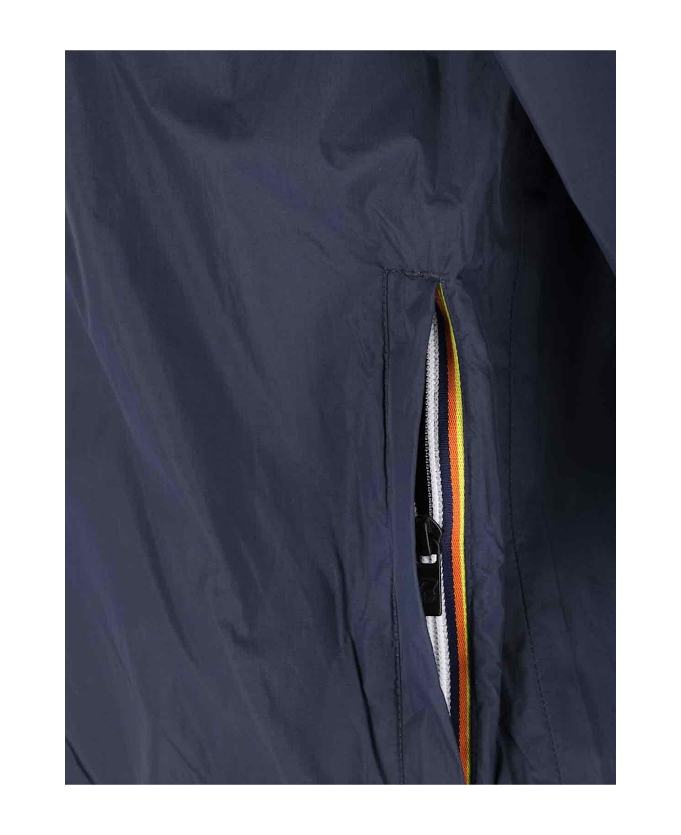 K-Way 
le Vrai
 Waterproof Zip Jacket - Blue Depth