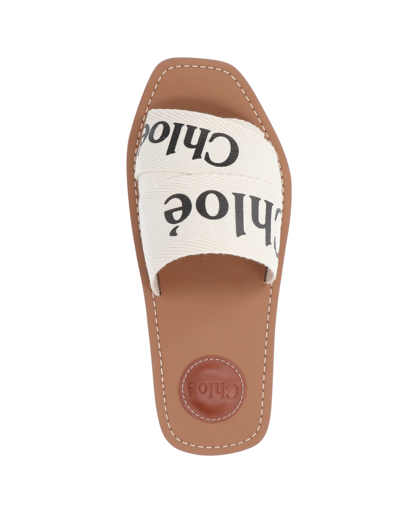 Chloé 
woody
 Sandals - WHITE