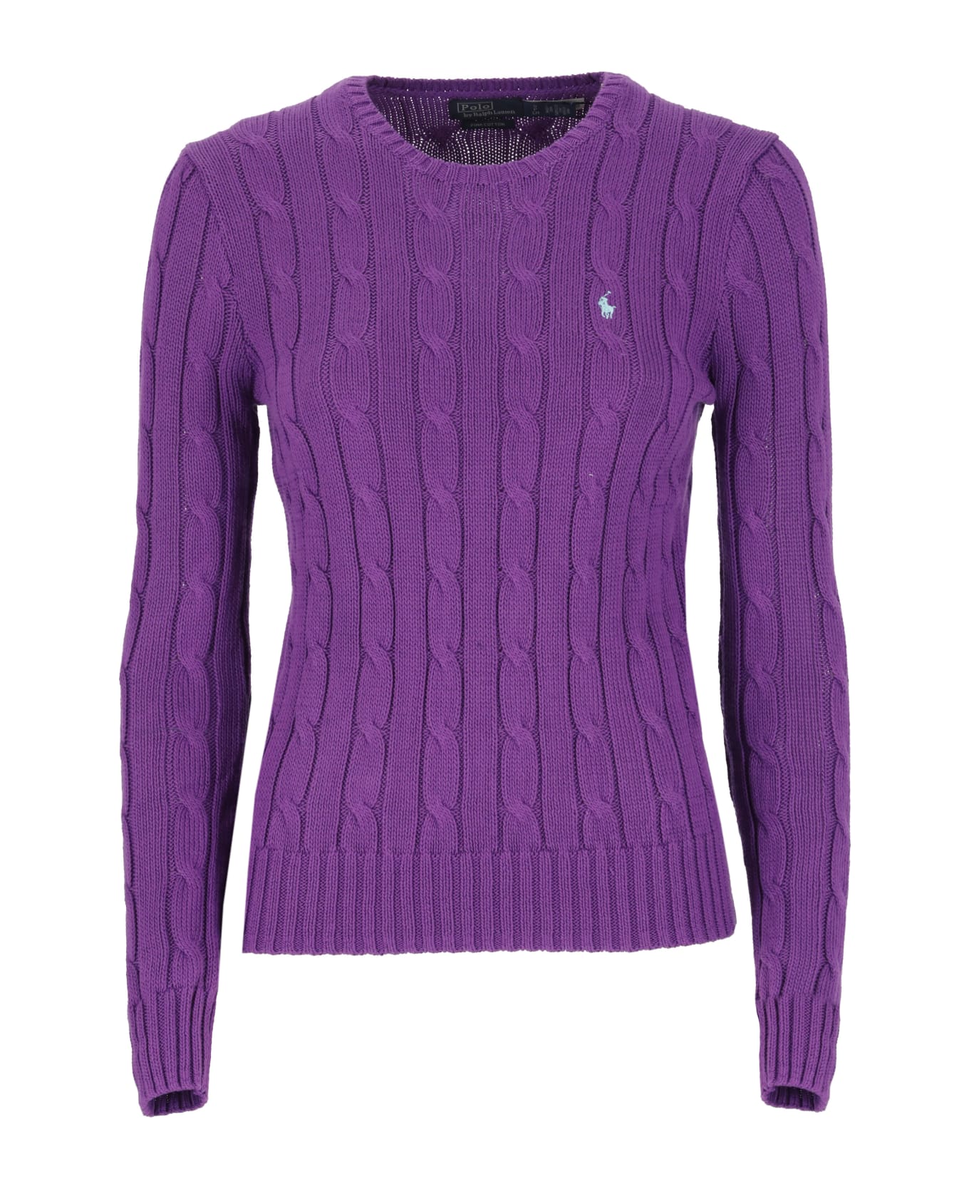 Ralph Lauren Sweater With Pony - Purple