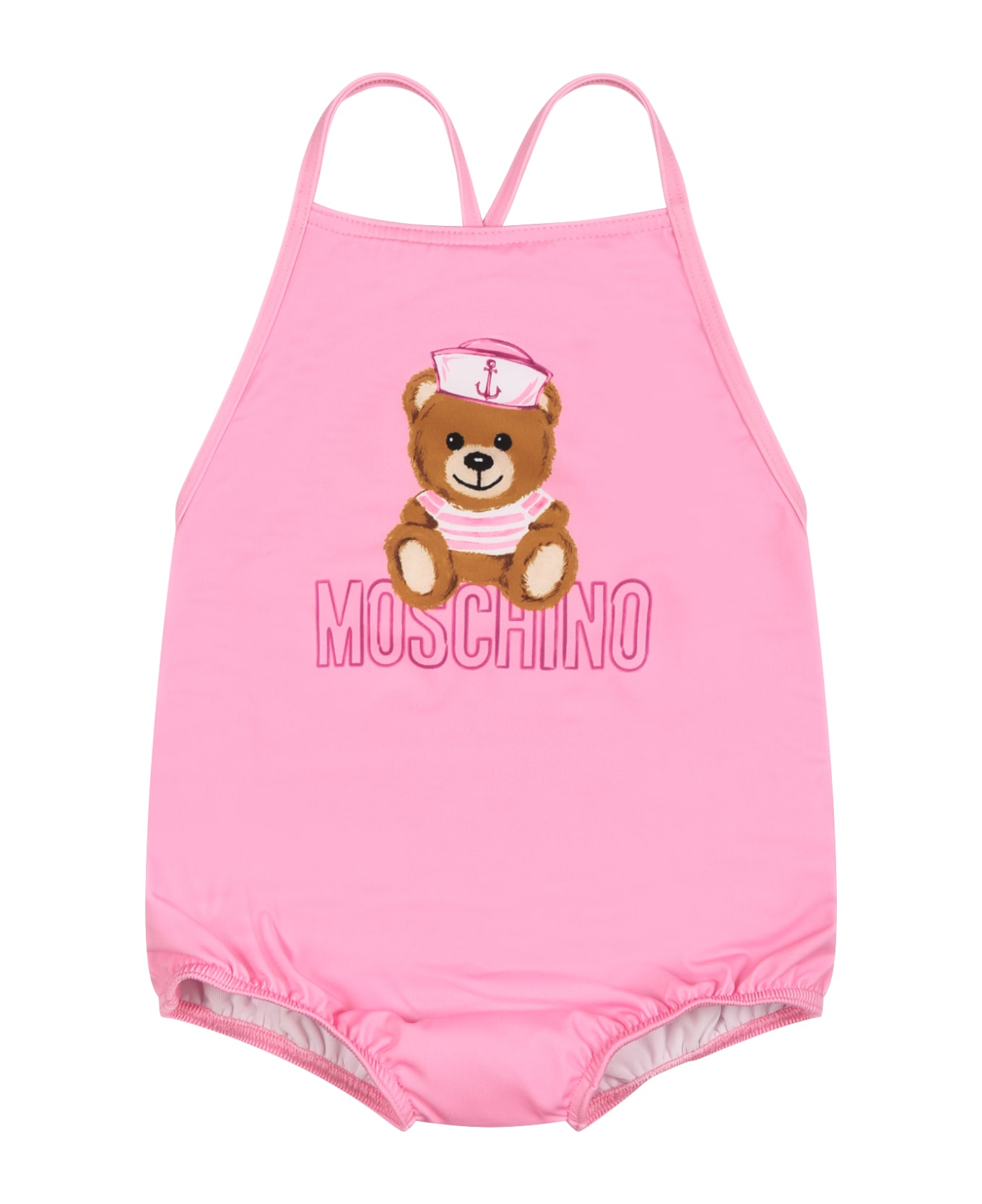 moschino pink swimsuit