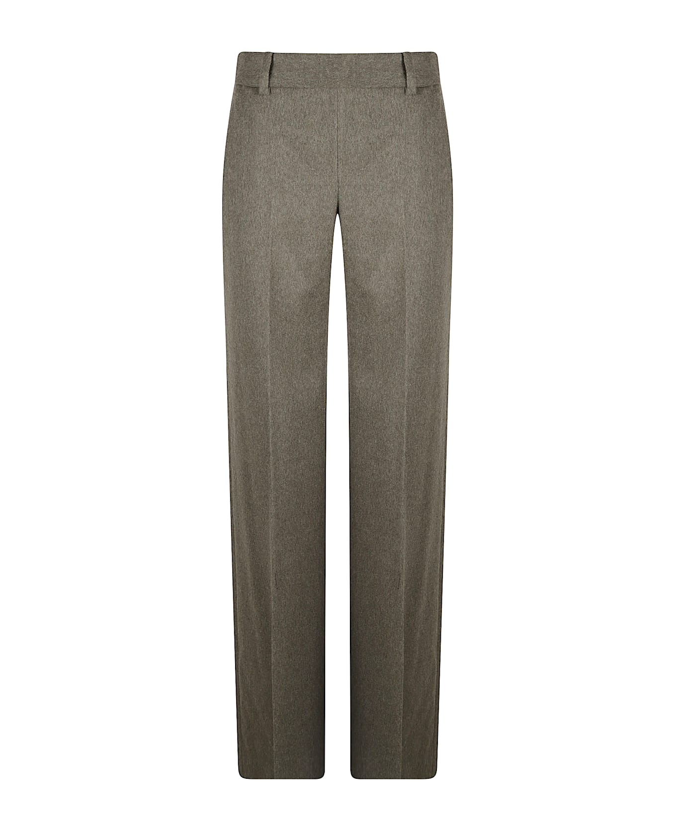 Ermanno Scervino Straight Fitted Trousers - Green Mélange