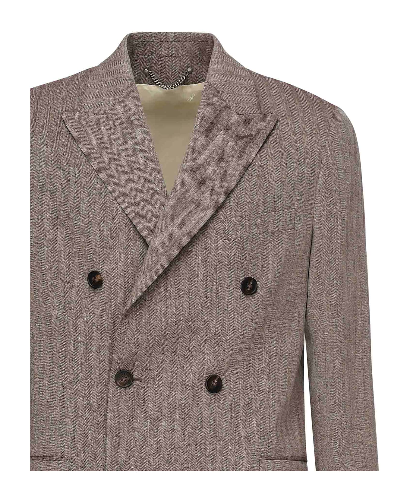 Golden Goose Journey Double-breasted Blazer - Beige