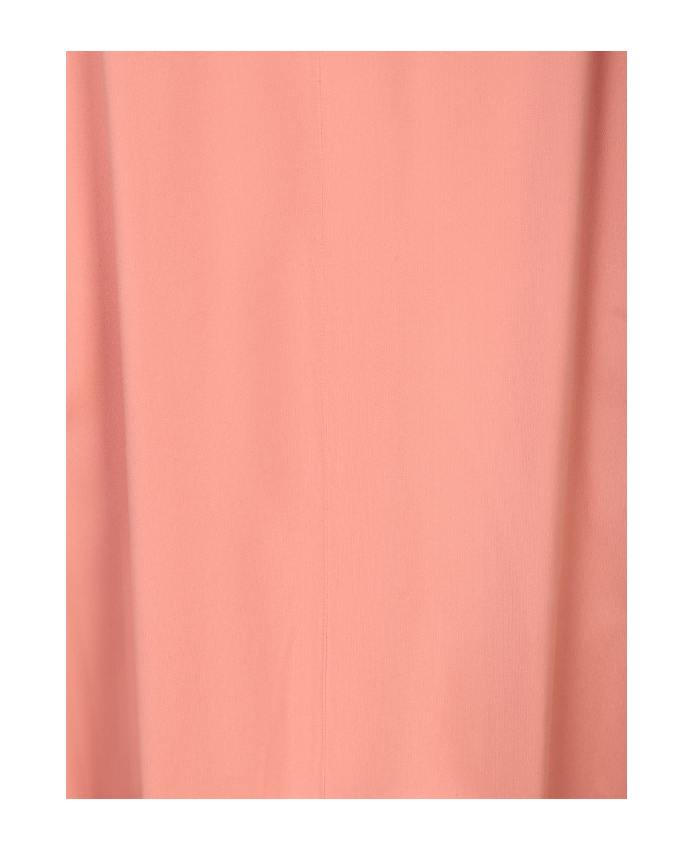 Forte_Forte Powder Pink Georgette Long Dress - Pink