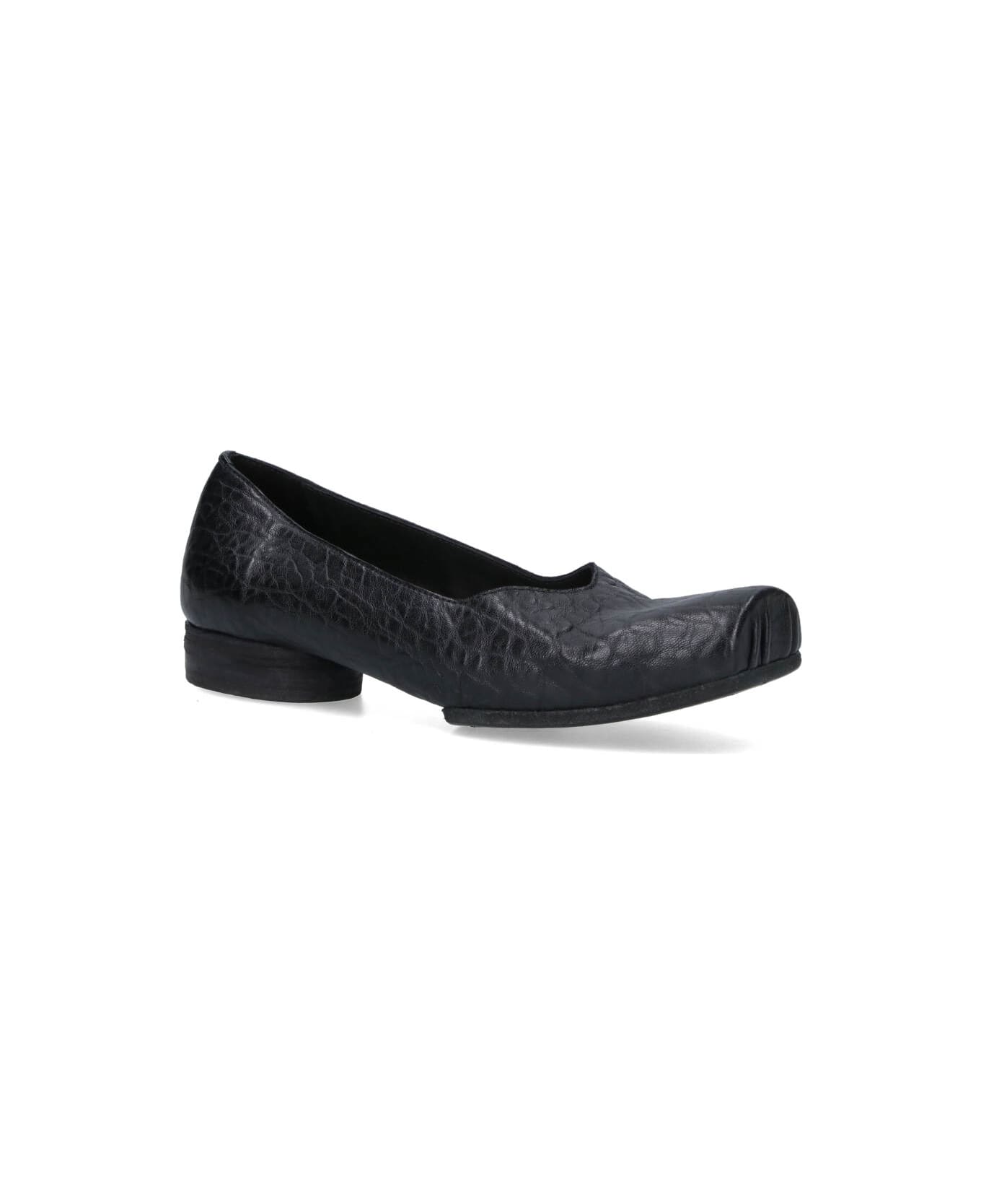 Uma Wang Heeled Ballet Flats - Black  