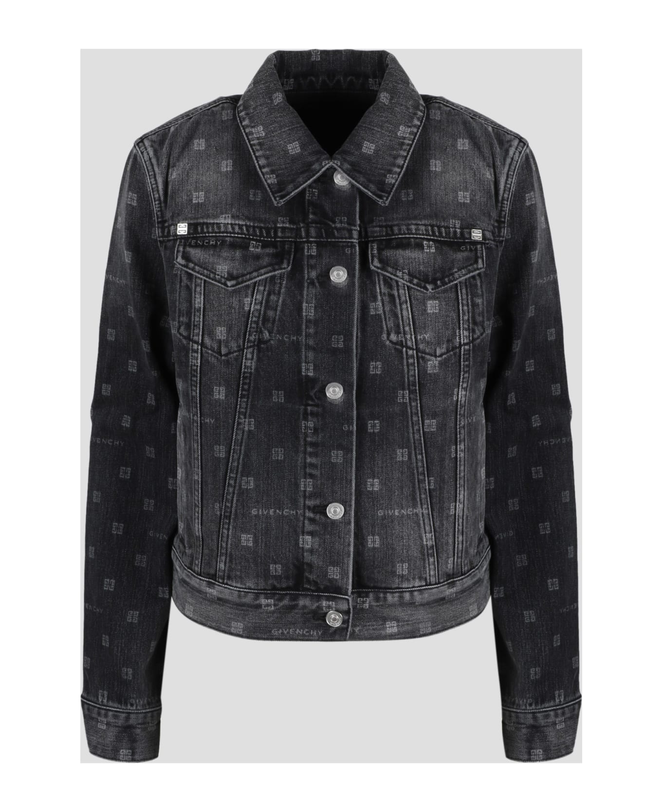 Givenchy 4g Denim Jacket - Black