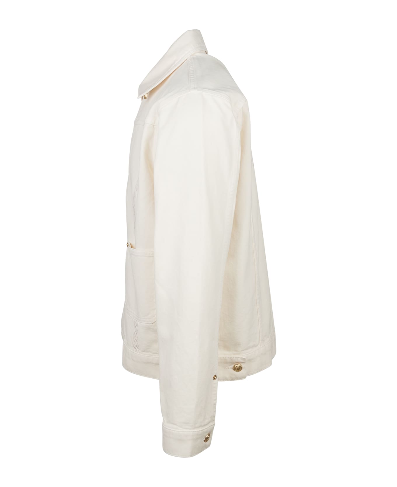 Drôle de Monsieur Denim Jacket - White