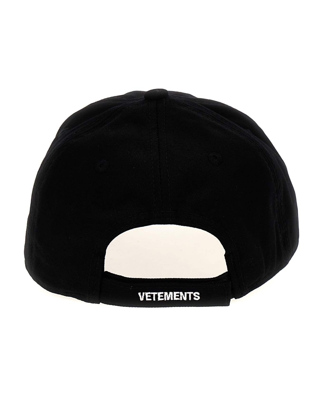 VETEMENTS 'anarchy' Cap - White/Black 帽子