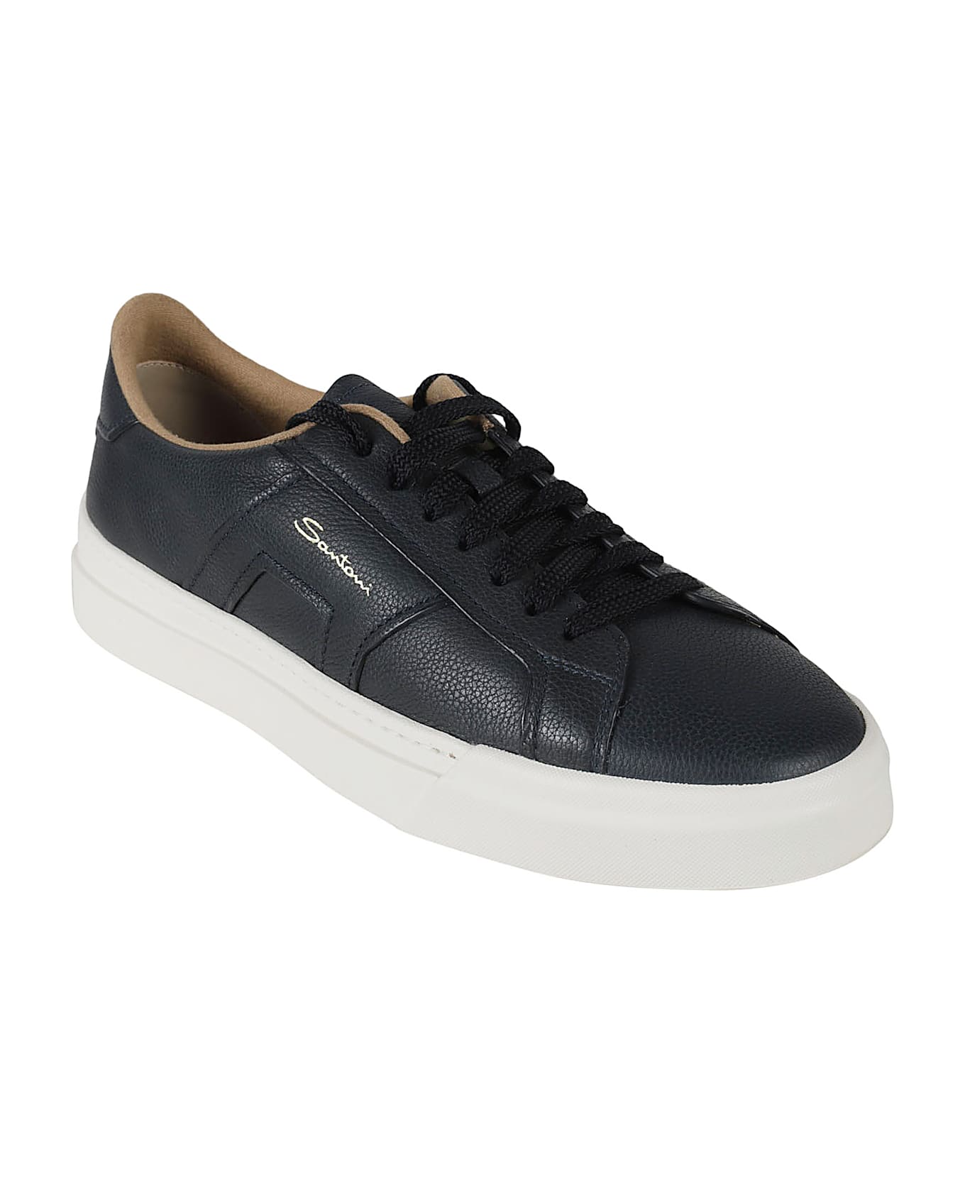 Santoni Logo Detail Sneakers - Blue