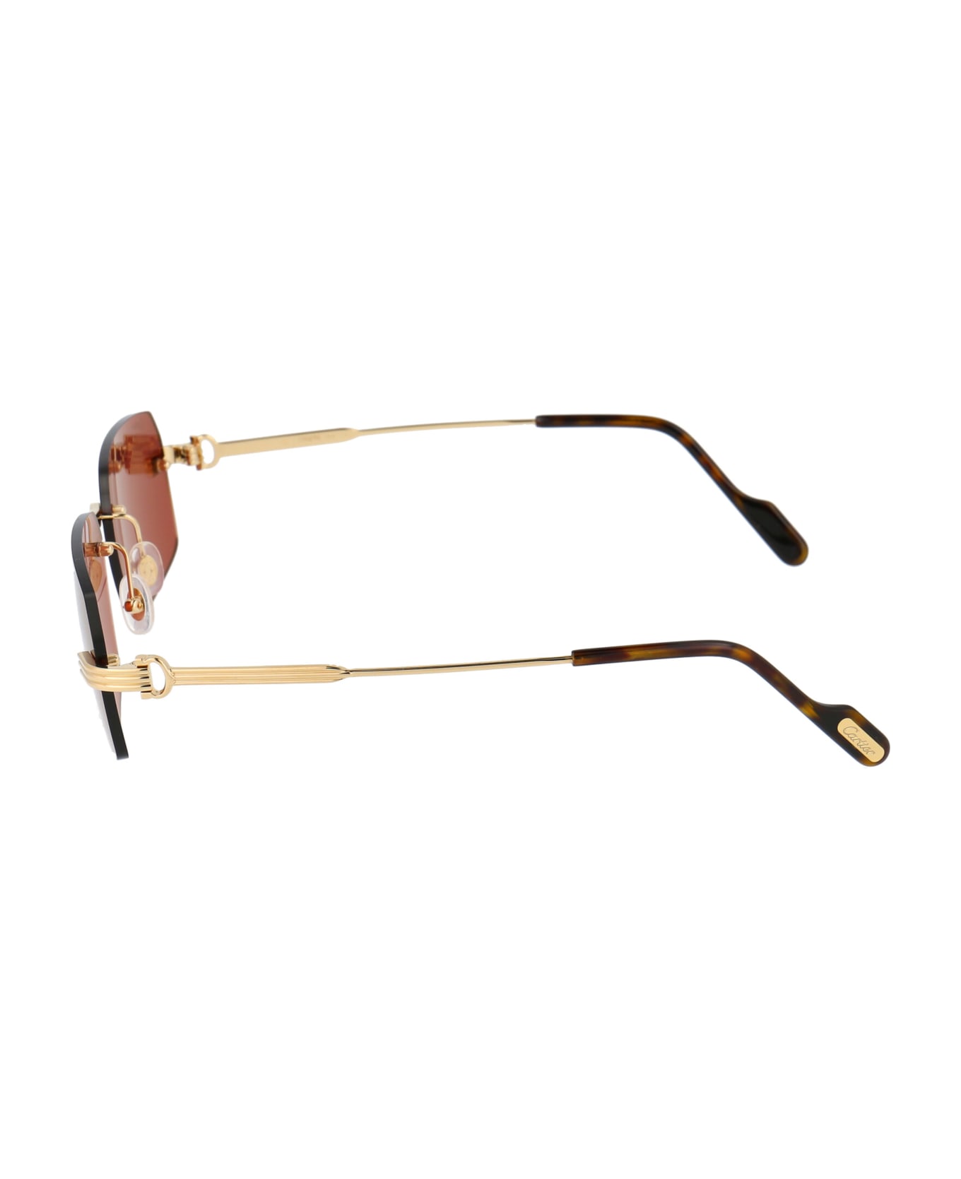 Cartier Eyewear Ct0271s Sunglasses - 004 GOLD GOLD RED