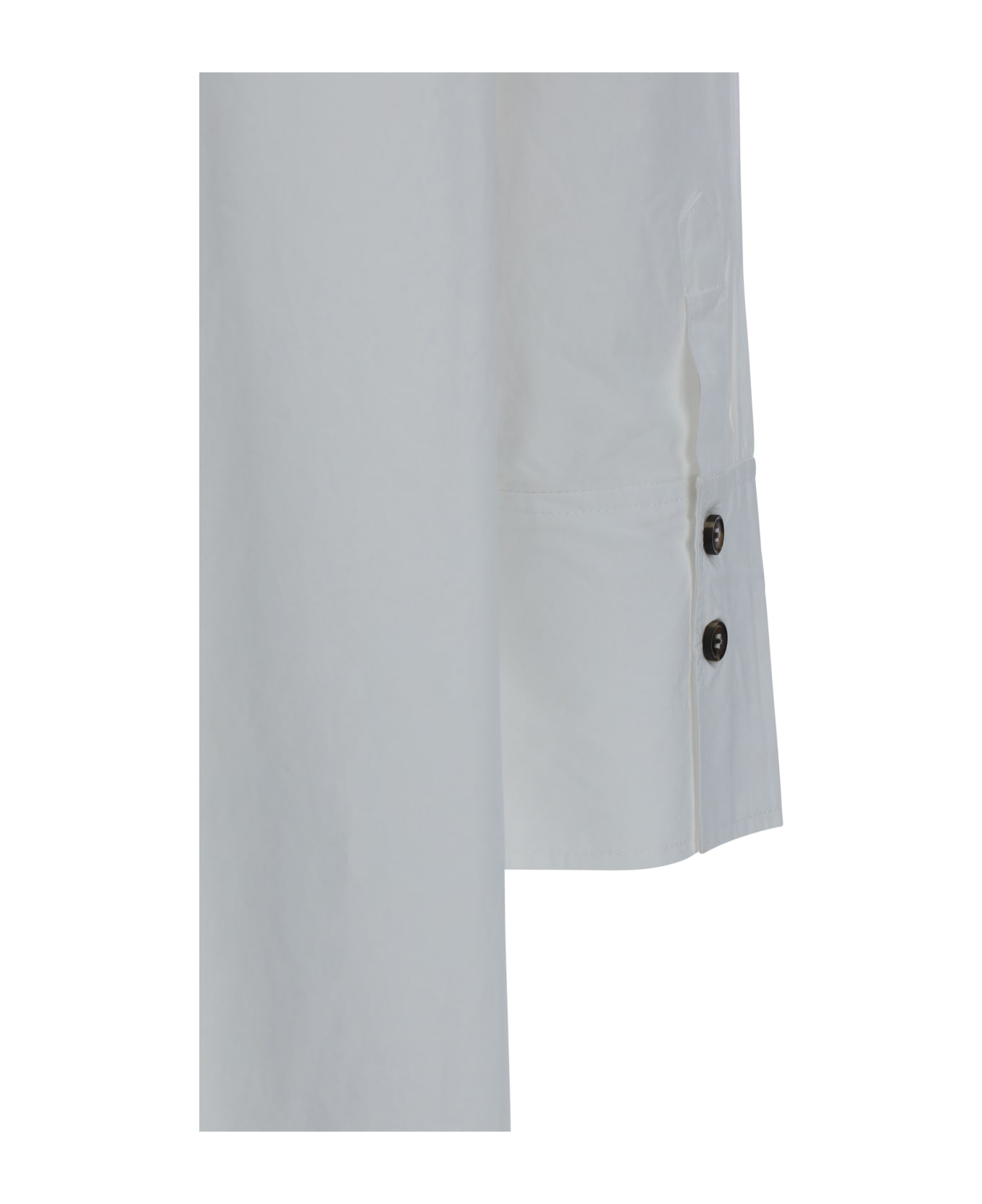 Ganni Chemisier Dress - Bright White