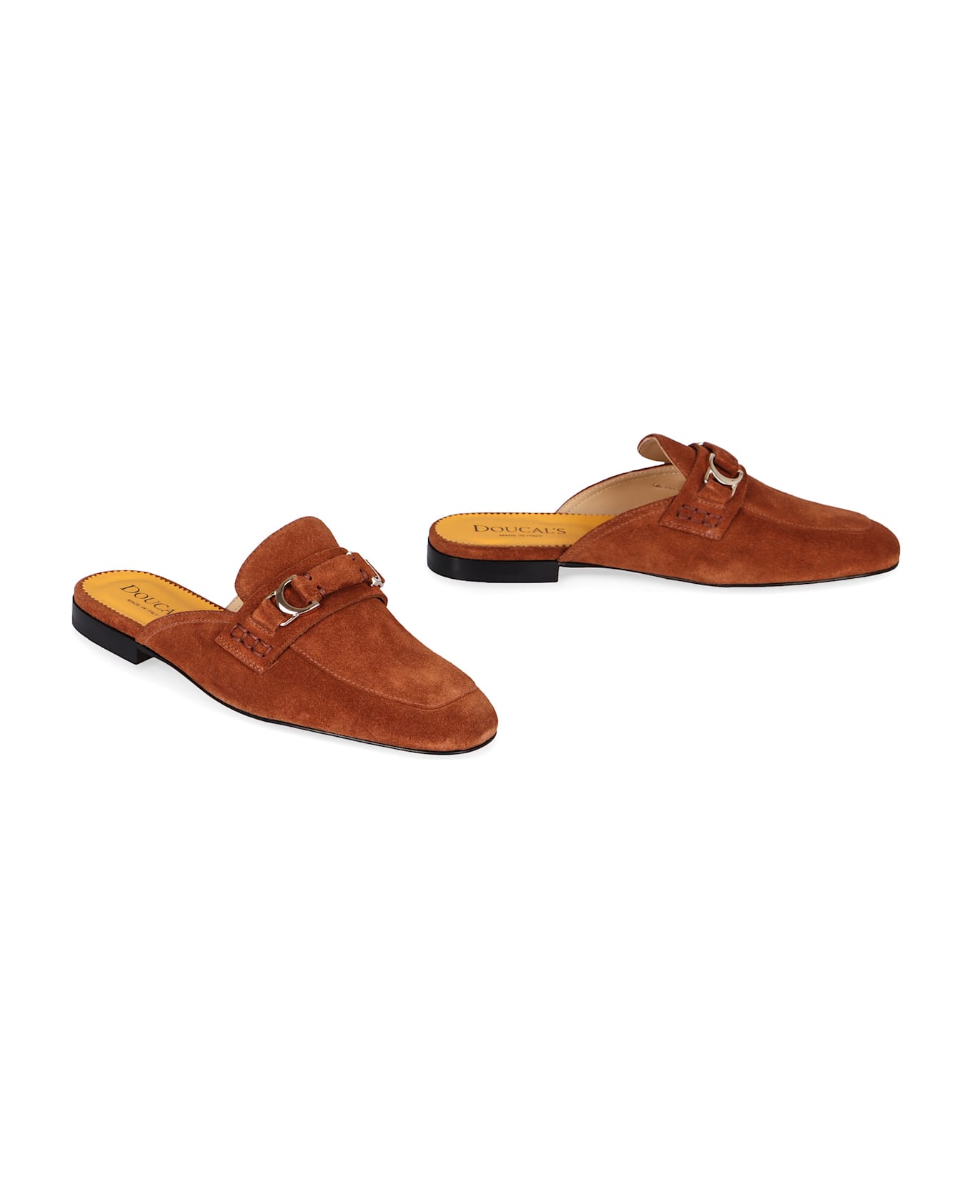 Doucal
s Suede Mules - Saddle Brown
