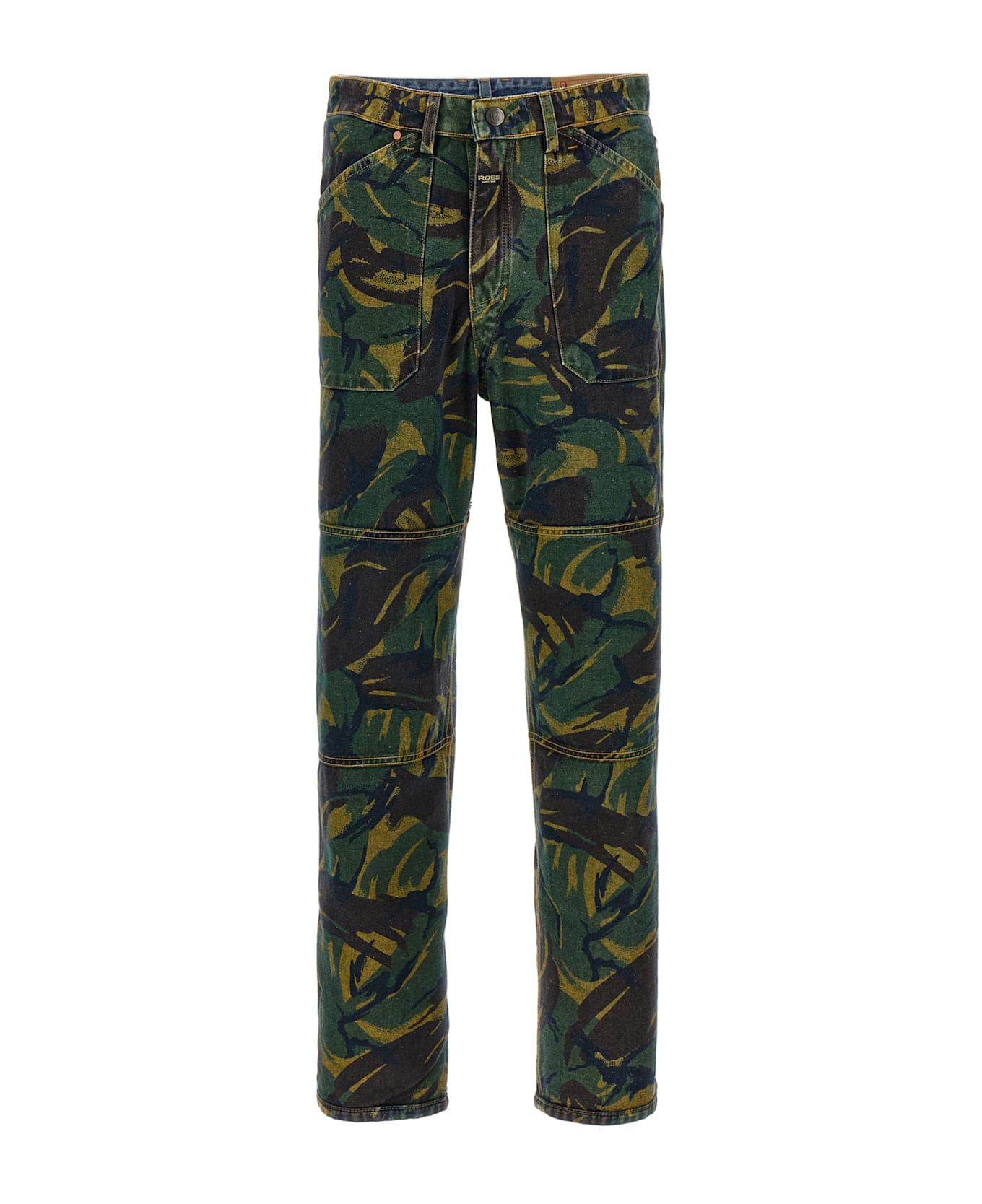 Martine Rose Camo Reversible Jeans - Blue