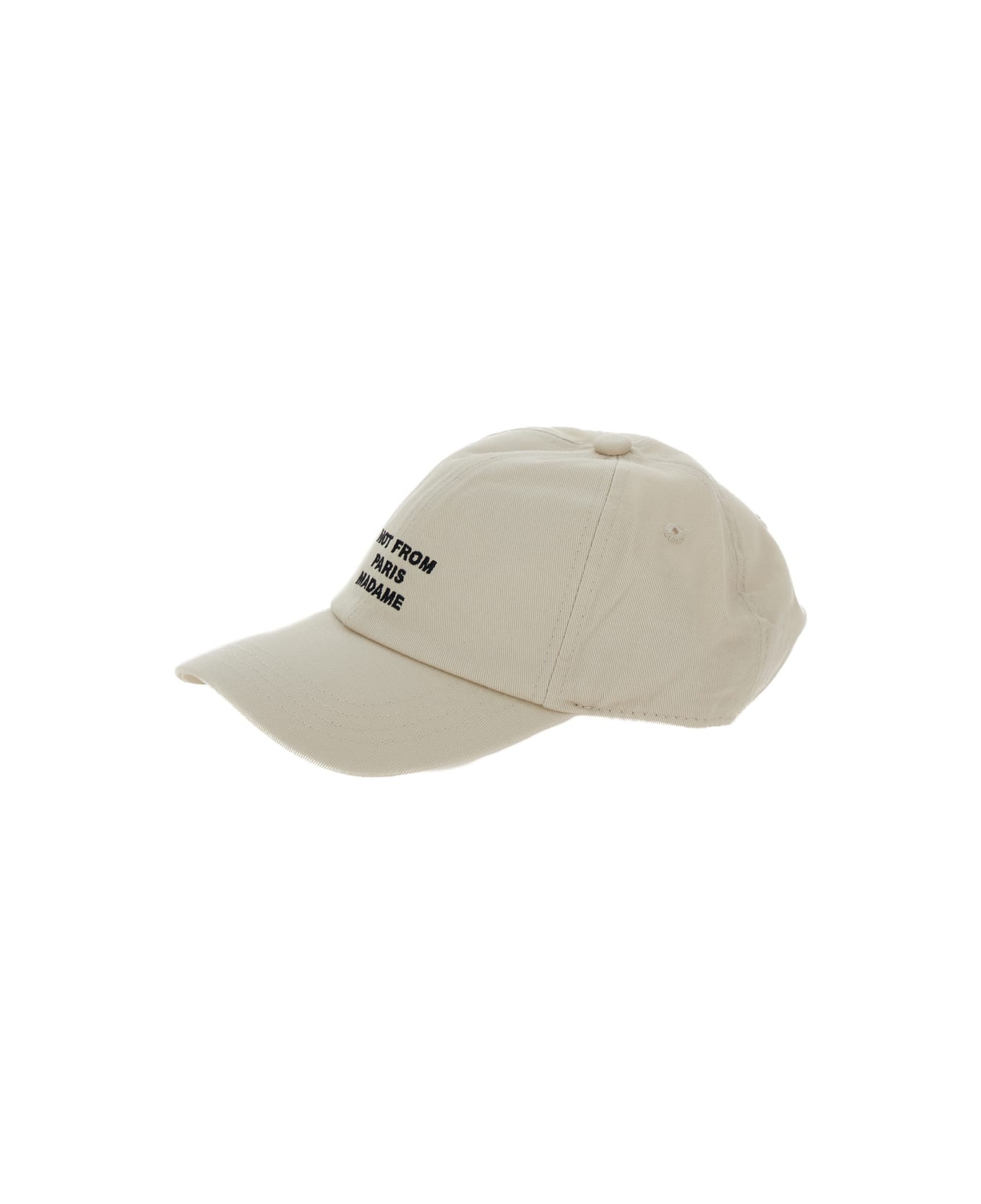 Drôle de Monsieur 
la Casquette Slogan
 Beige Baseball Cap With Embroidery In Cotton Man - Beige