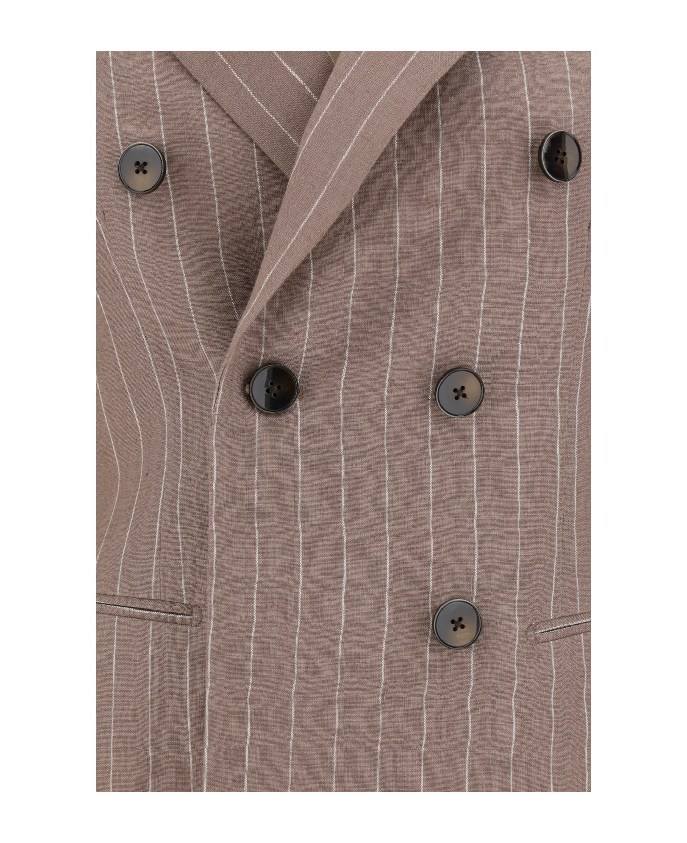 Lardini Blazer Jacket - Ner+bianco nero grig コート