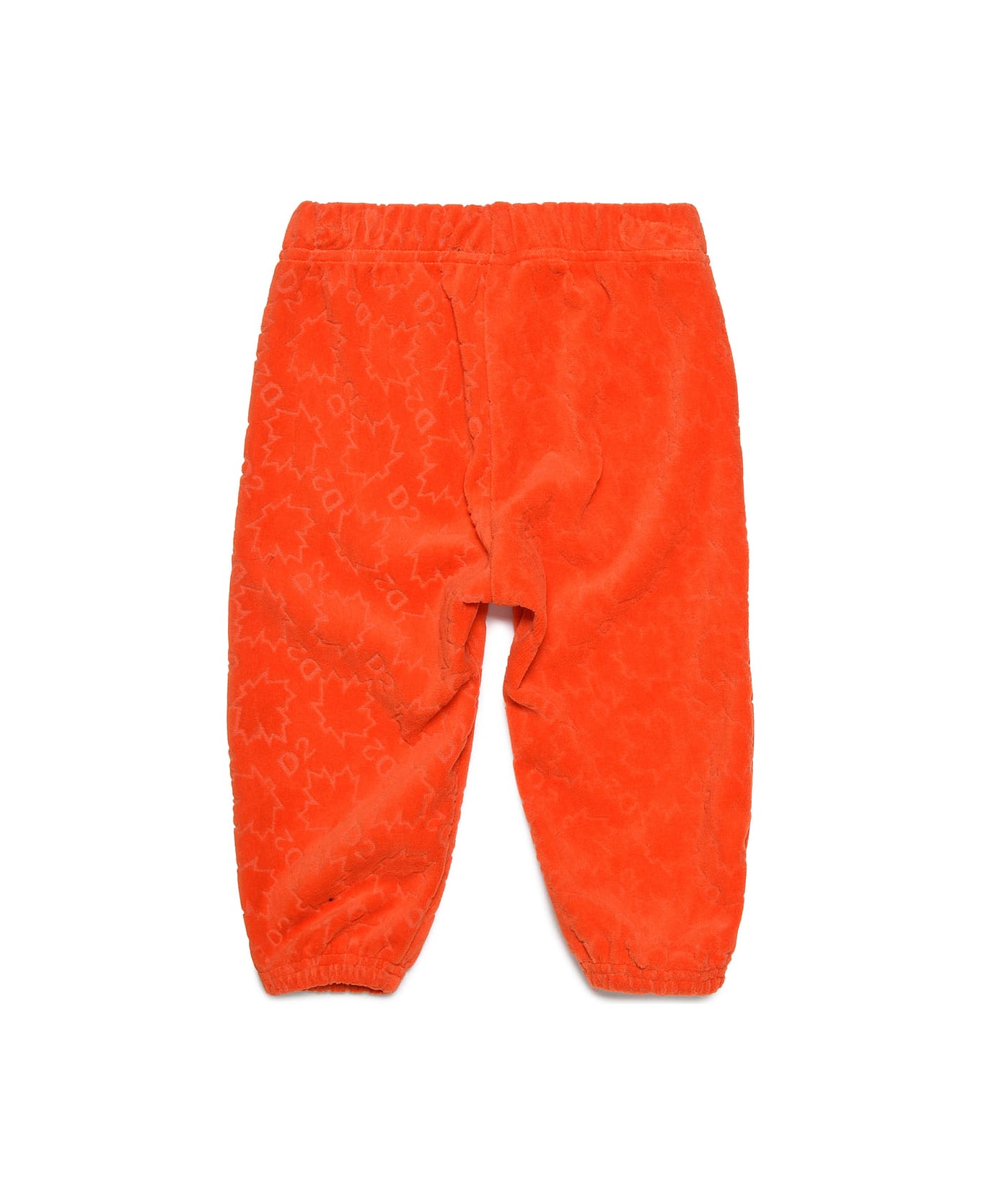 Dsquared2 Sports Trousers With Embossed Logo - Orange