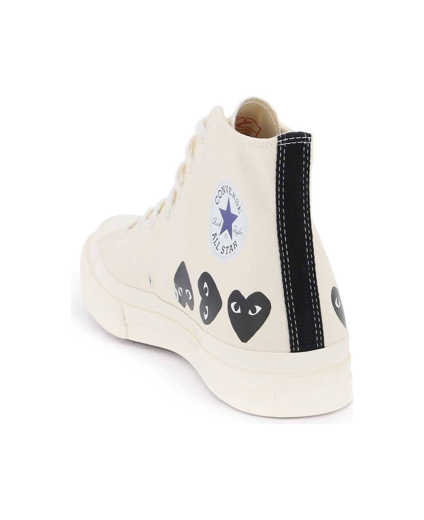 Comme des Garçons Shirt Boy Multi Heart Converse X Comme Des Gar S Play Hi-top Sneakers - White