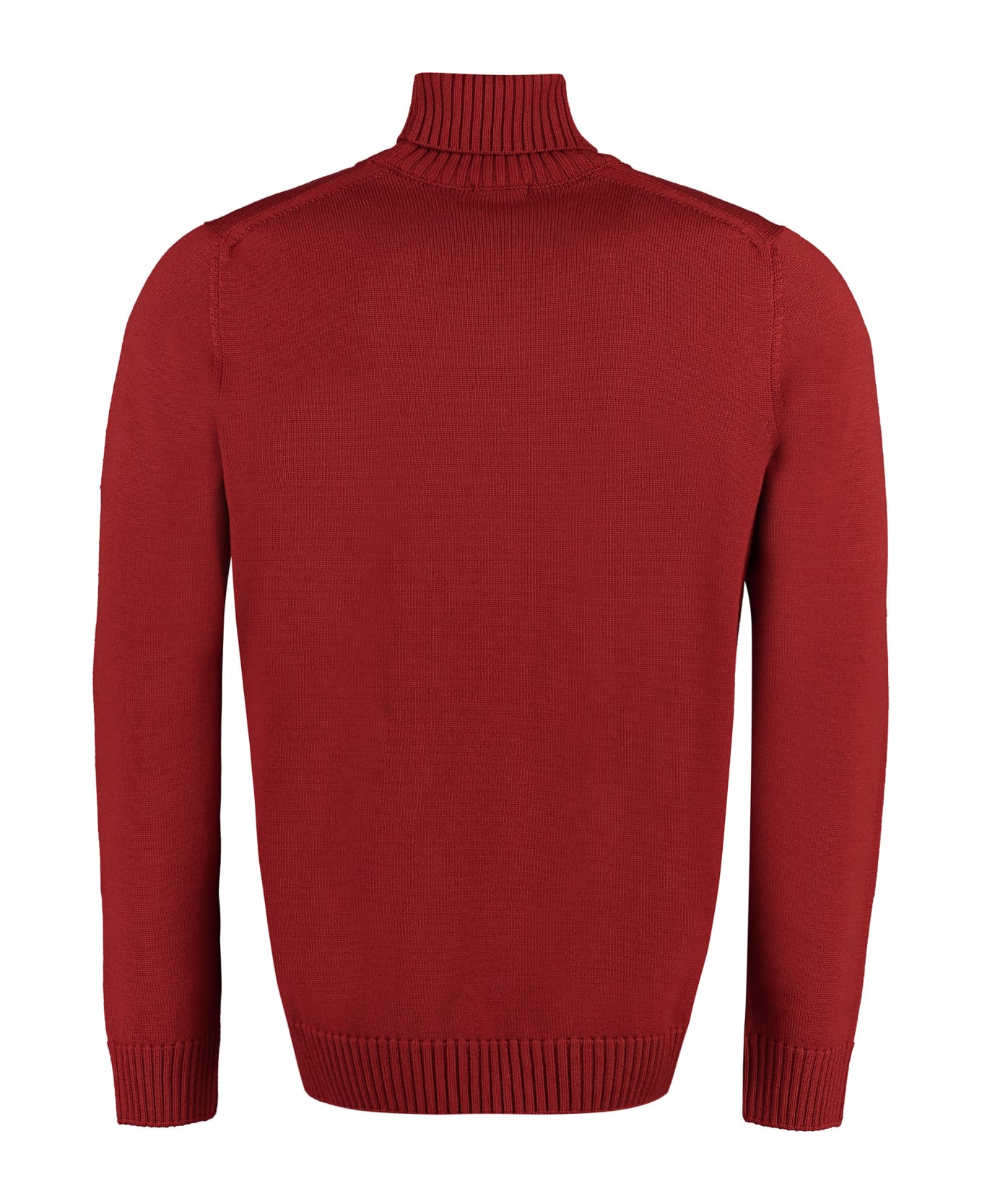 Drumohr Turtleneck Merino Wool Sweater - red ニットウェア