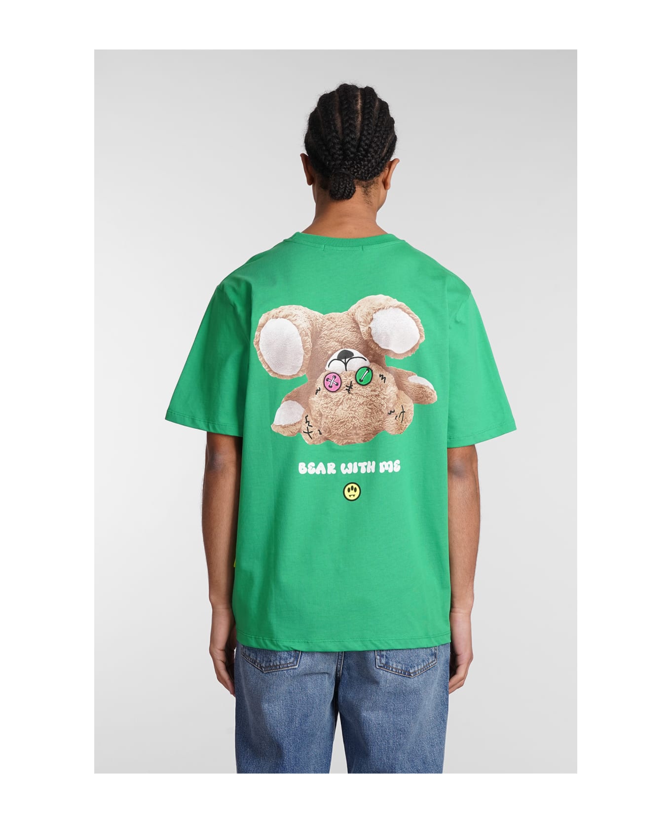 Barrow T-shirt In Green Cotton Barrow