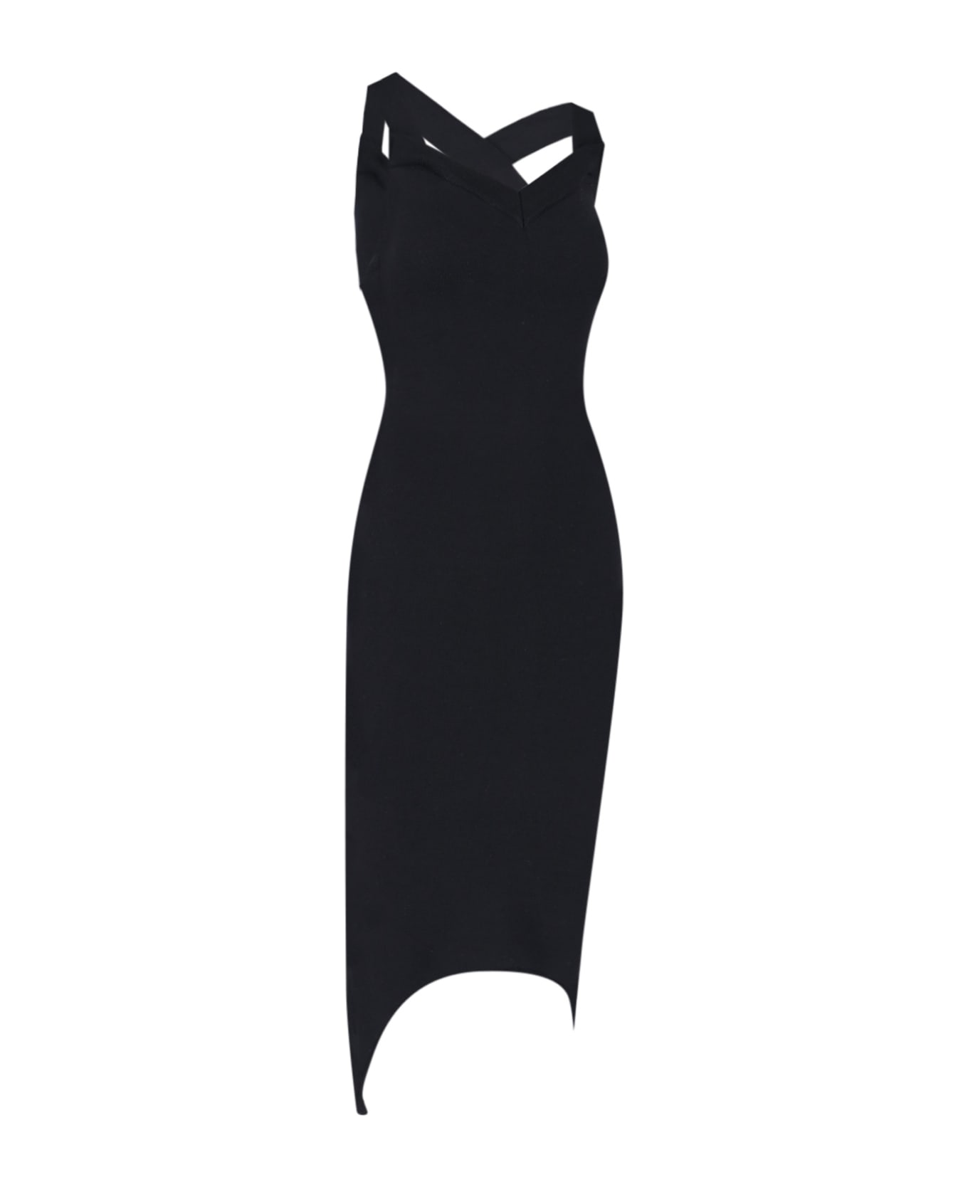 Patou Dipped Midi Dress - Black   ワンピース＆ドレス