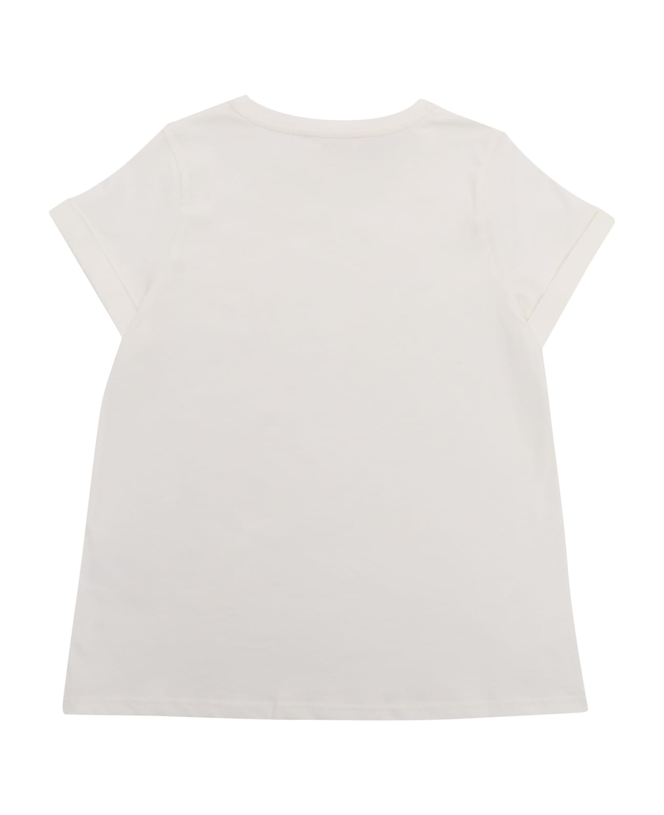Chloé White T-shirt With Logo - WHITE Tシャツ＆ポロシャツ
