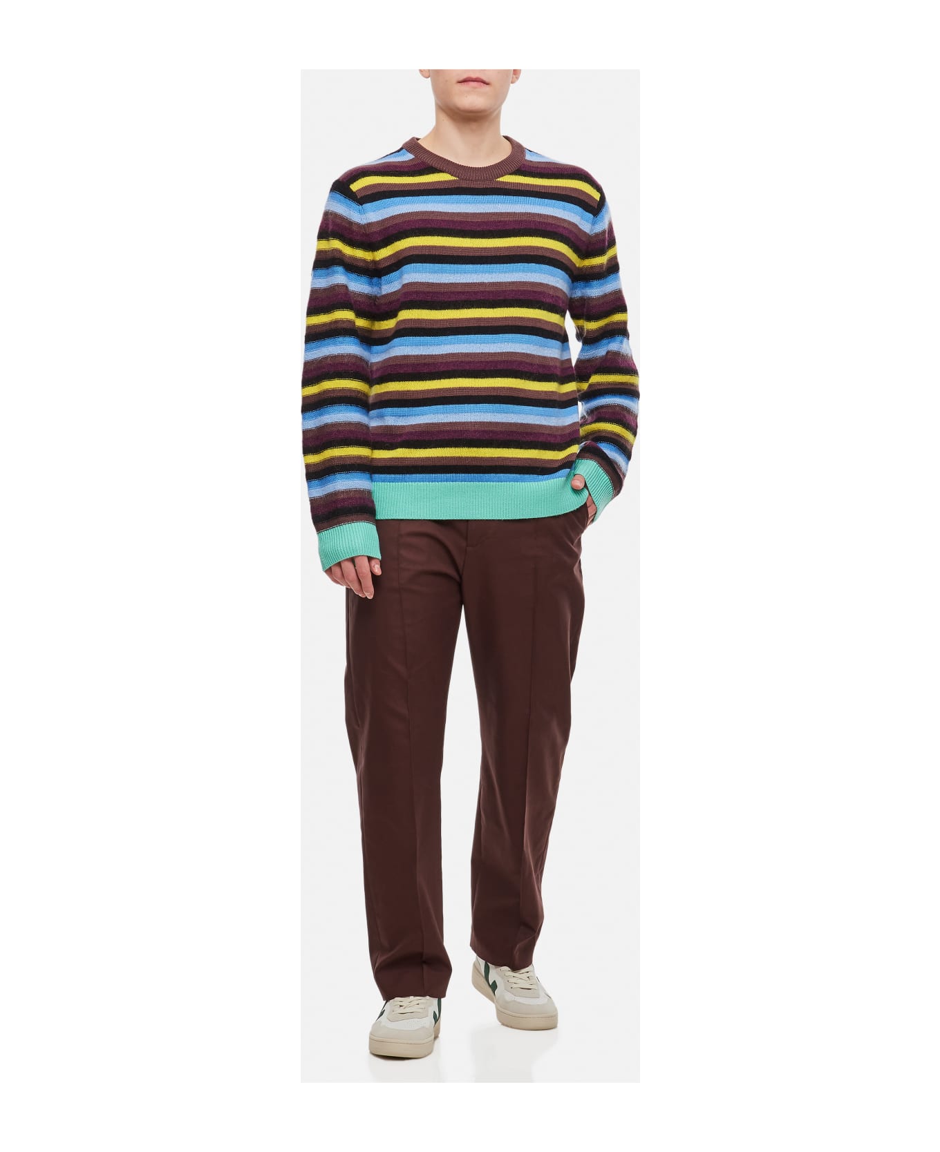 PS by Paul Smith Wool-mohair Blend Sweater Sweater - MultiColour