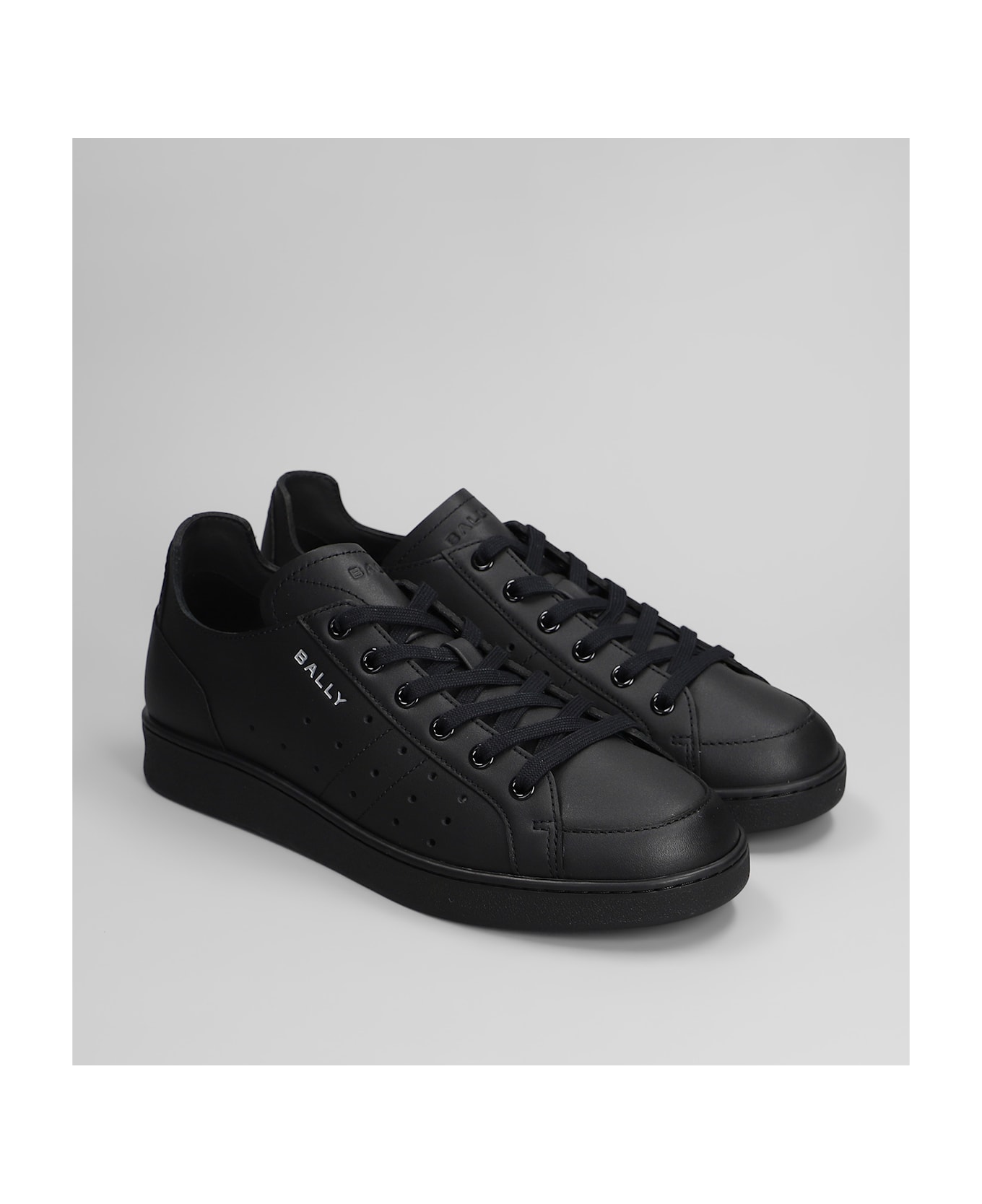 Bally Turyn U Sneakers In Black Leather - black