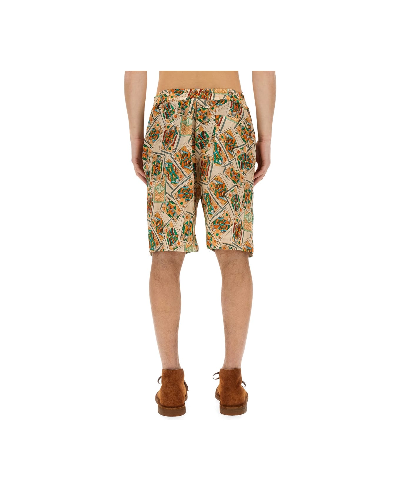 Drôle de Monsieur Bermuda Shorts With Print - MULTICOLOUR ショートパンツ
