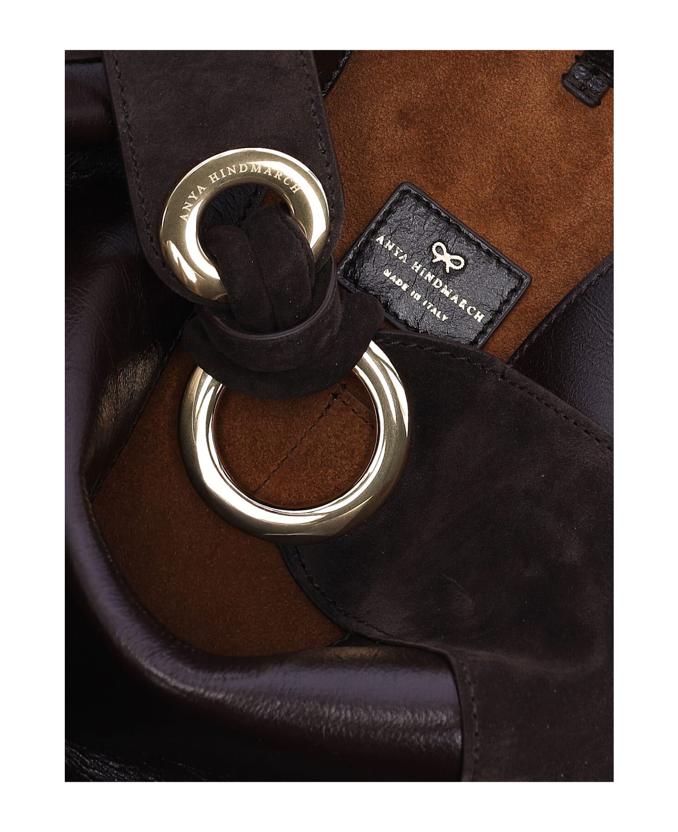 Anya Hindmarch 'ringo Chesterfield' Shoulder Bag - Brown