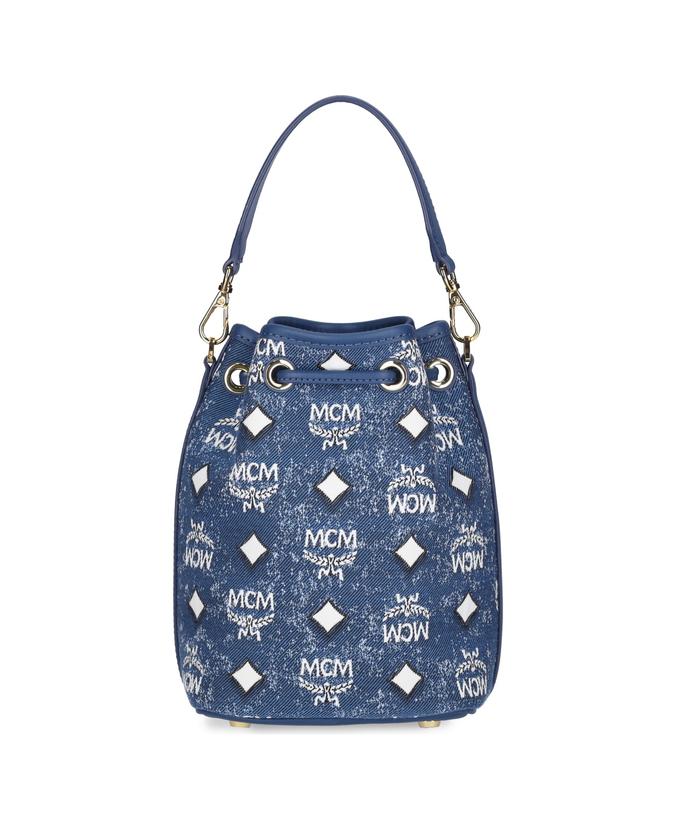 MCM Dessau Bucket Bag - Blue