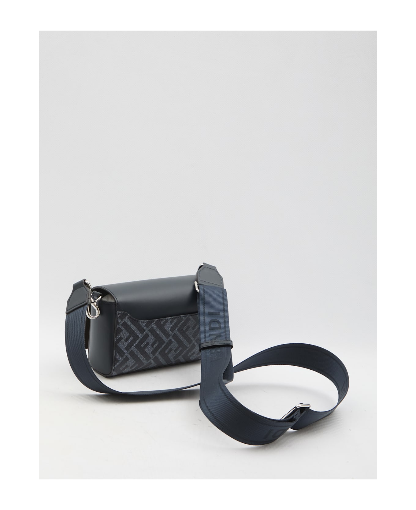 Fendi Squared Ff Compact Bag - BLUE