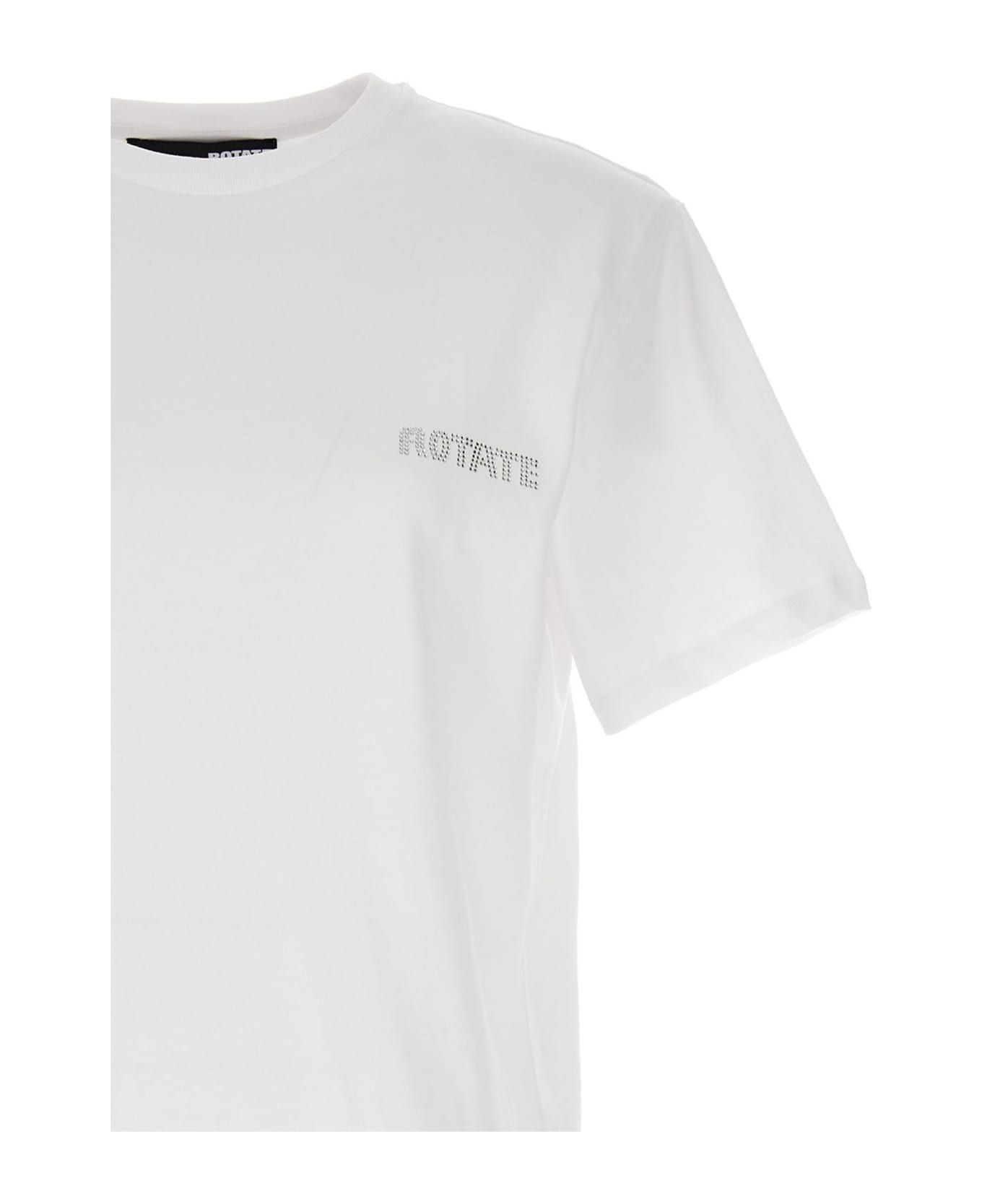 Rotate by Birger Christensen Logo T-shirt - Bright White Tシャツ