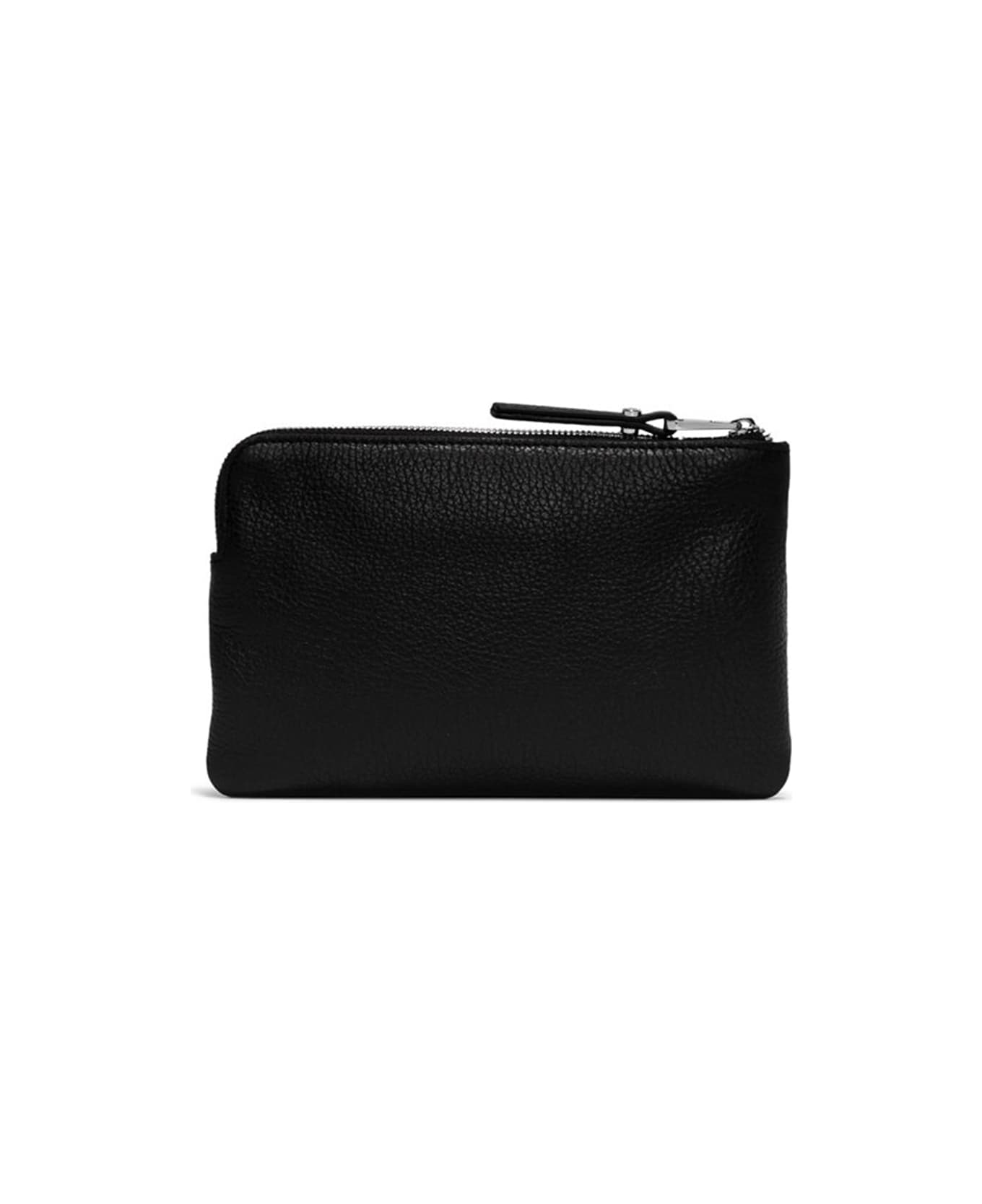 Gianni Chiarini Wallets Dollaro Wallet In Hammered Leather - NERO