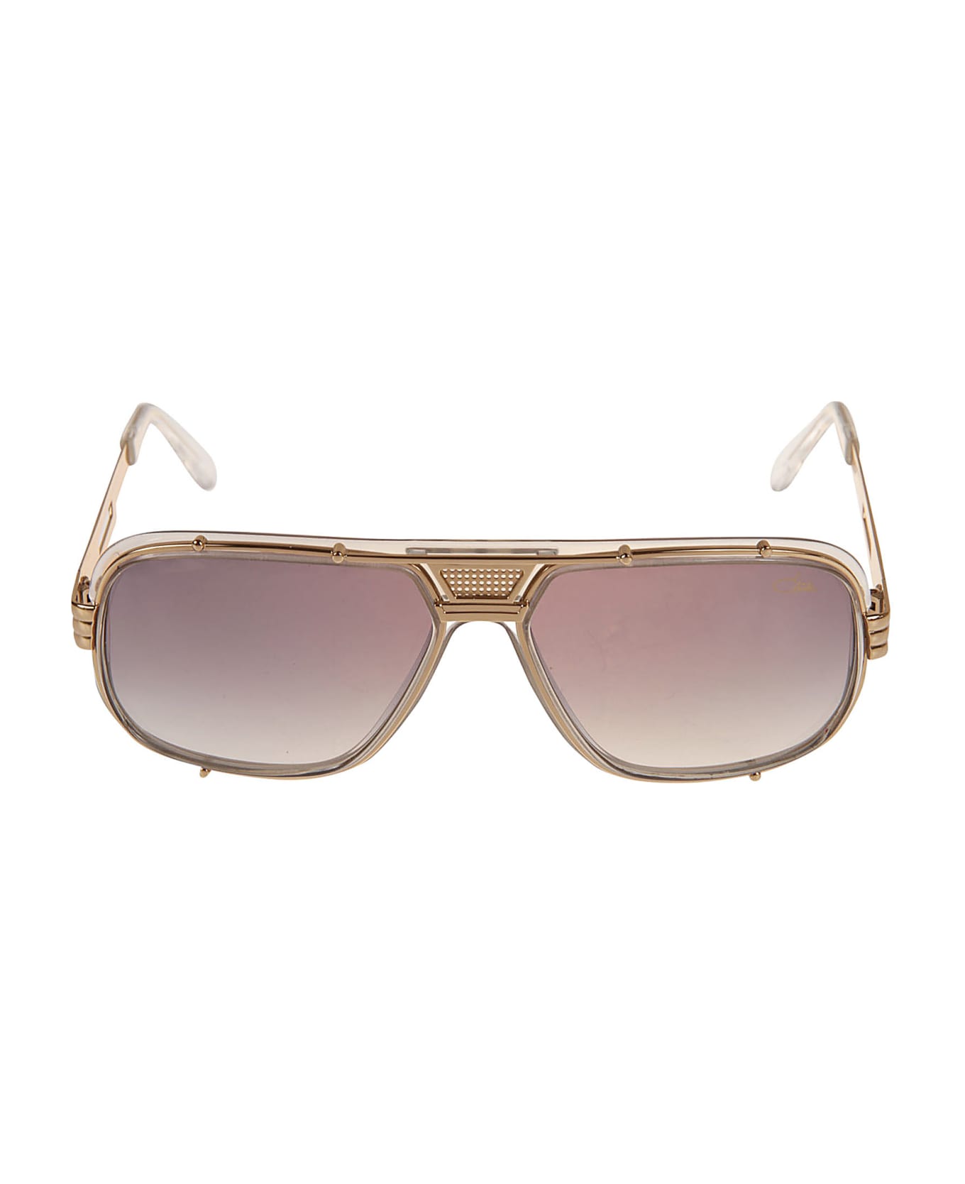 Cazal Top Bar Square Sunglasses - Gold サングラス
