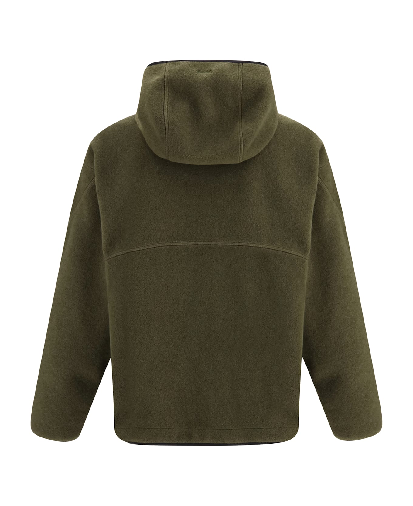 Herno Laminar Hoodie In Polar Fleece