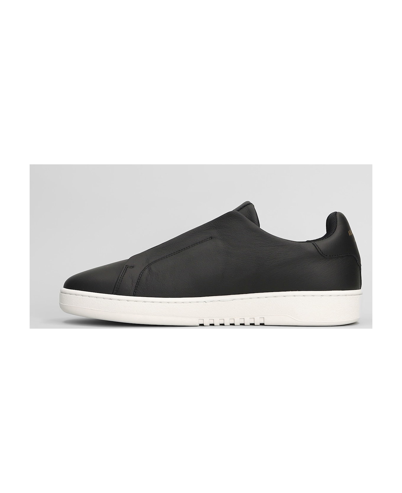 Axel Arigato Dice Laceless Sneakers In Black Leather - black