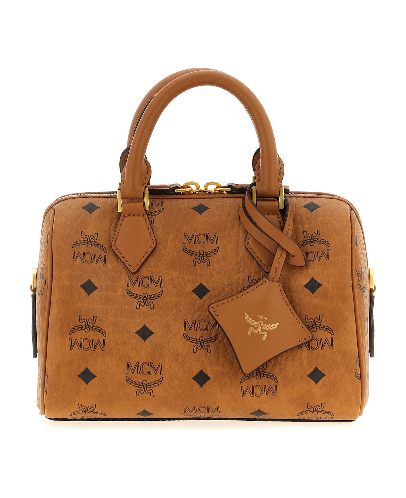 MCM 
ella Boston
 Handbag - BUFF