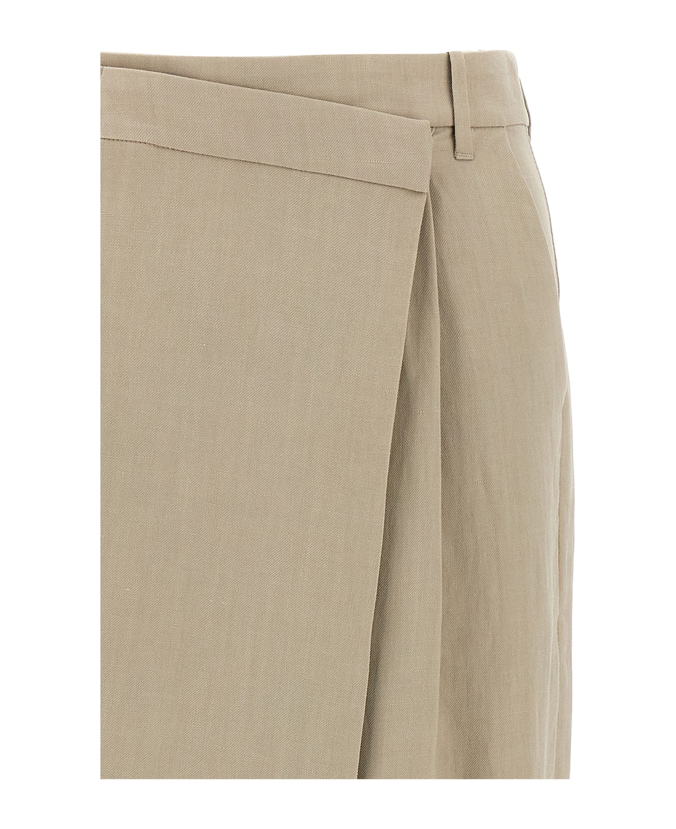 Brunello Cucinelli Wrap Skirt - Beige