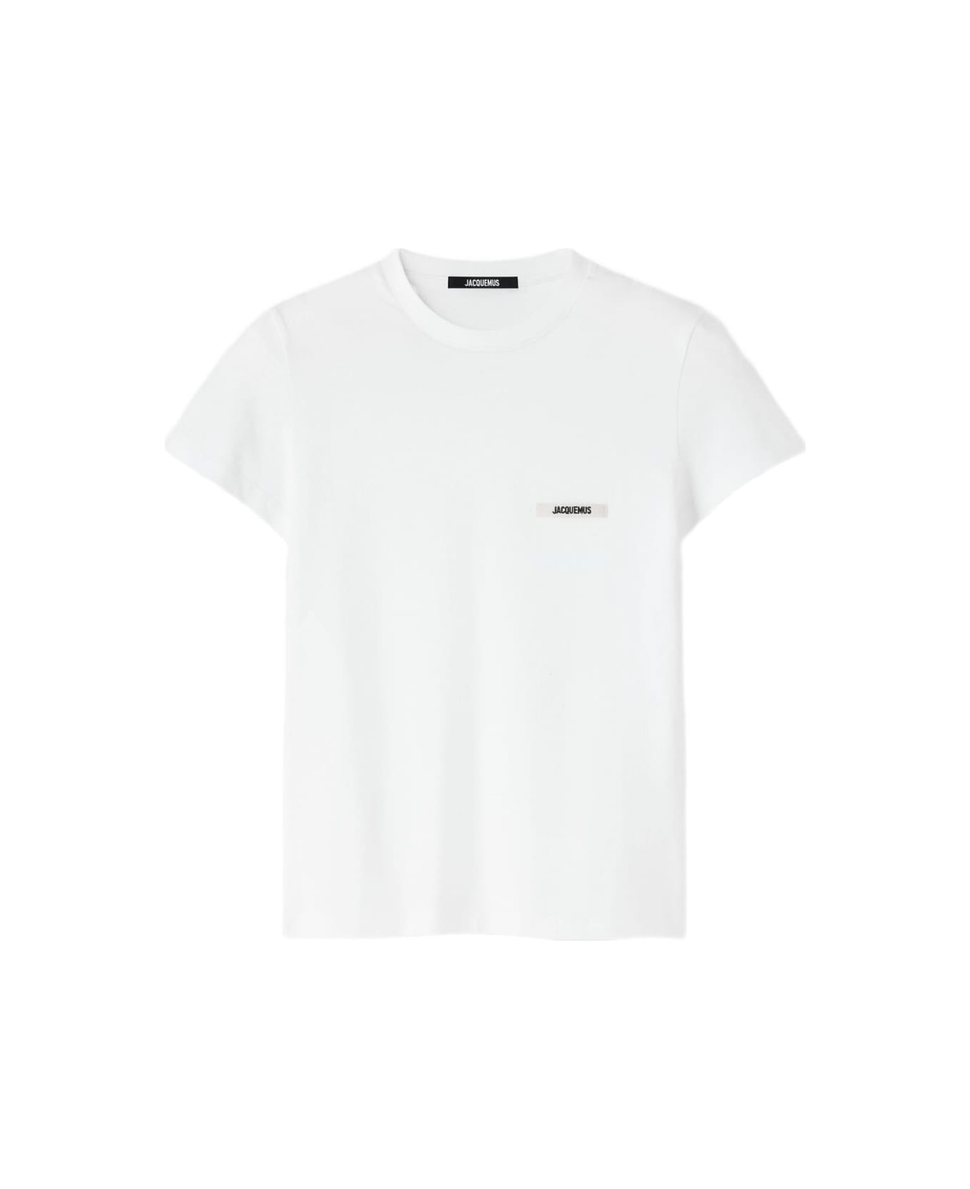 Jacquemus Le T-shirt Gros Grain - White