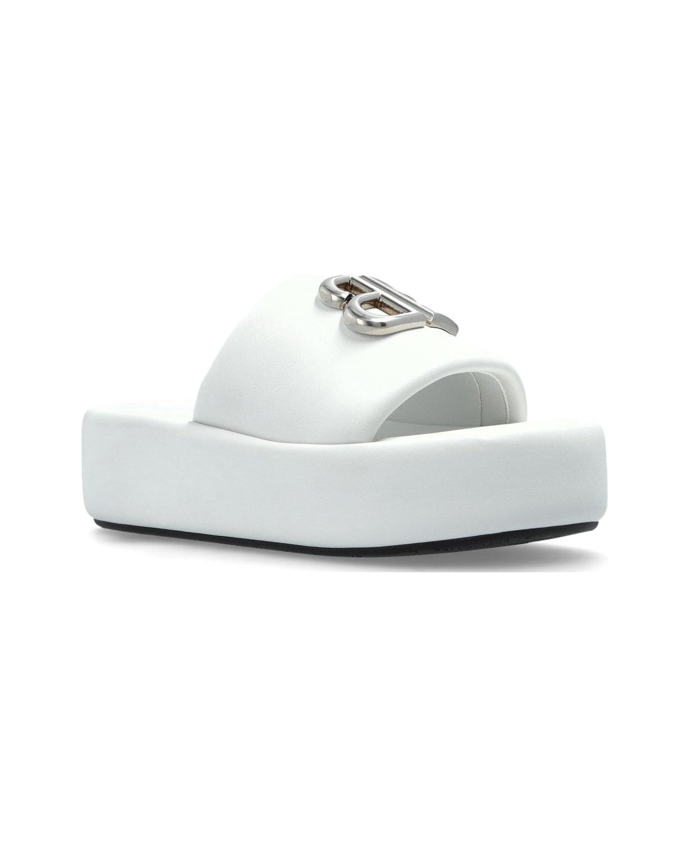 Balenciaga Rise Platform Sandals - White サンダル