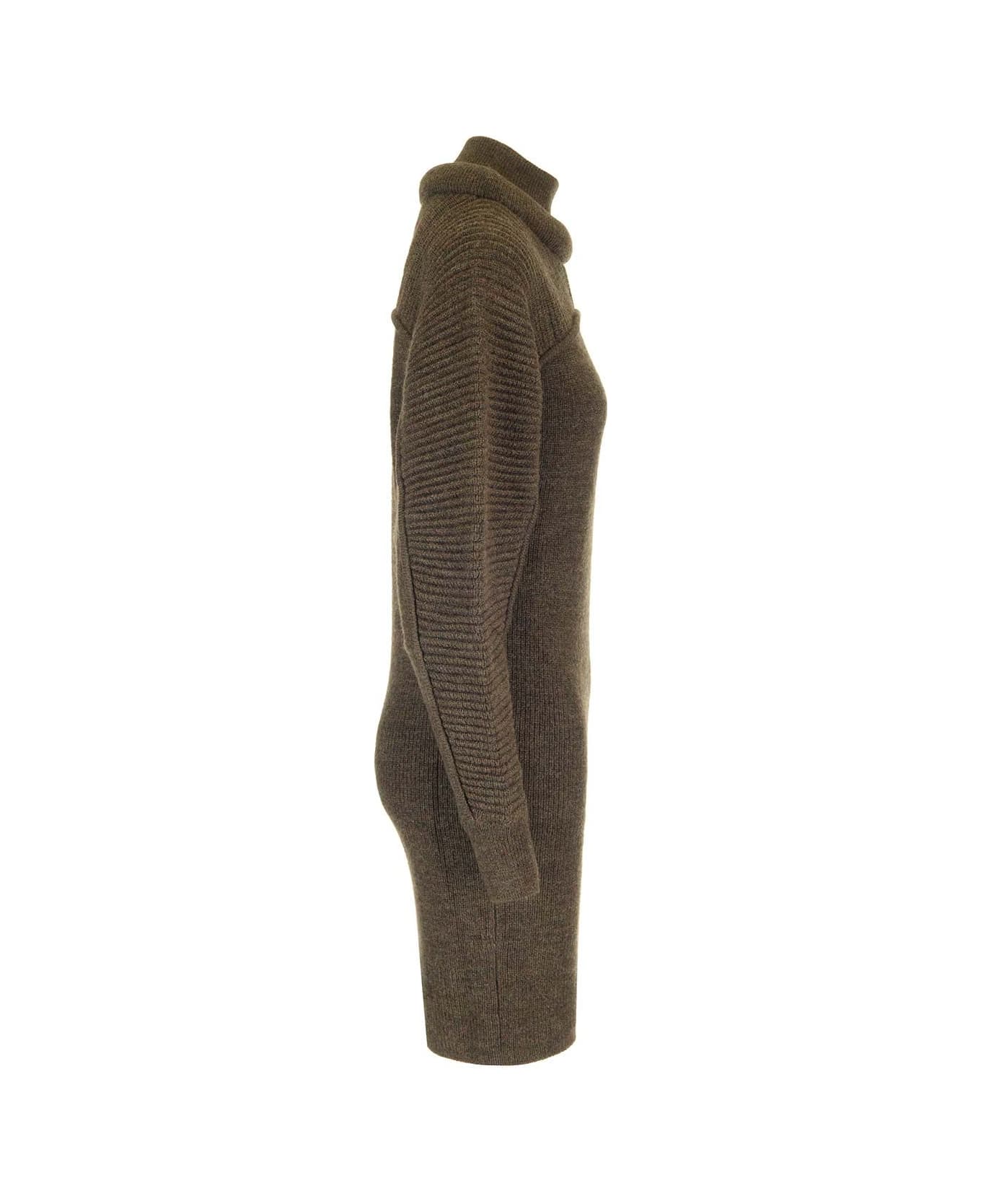 Isabel Marant 
hilda
 Short Dress - DARK KHAKI