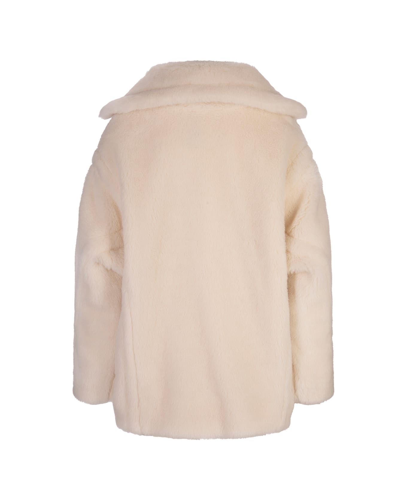 Max Mara White Olga Coat - White