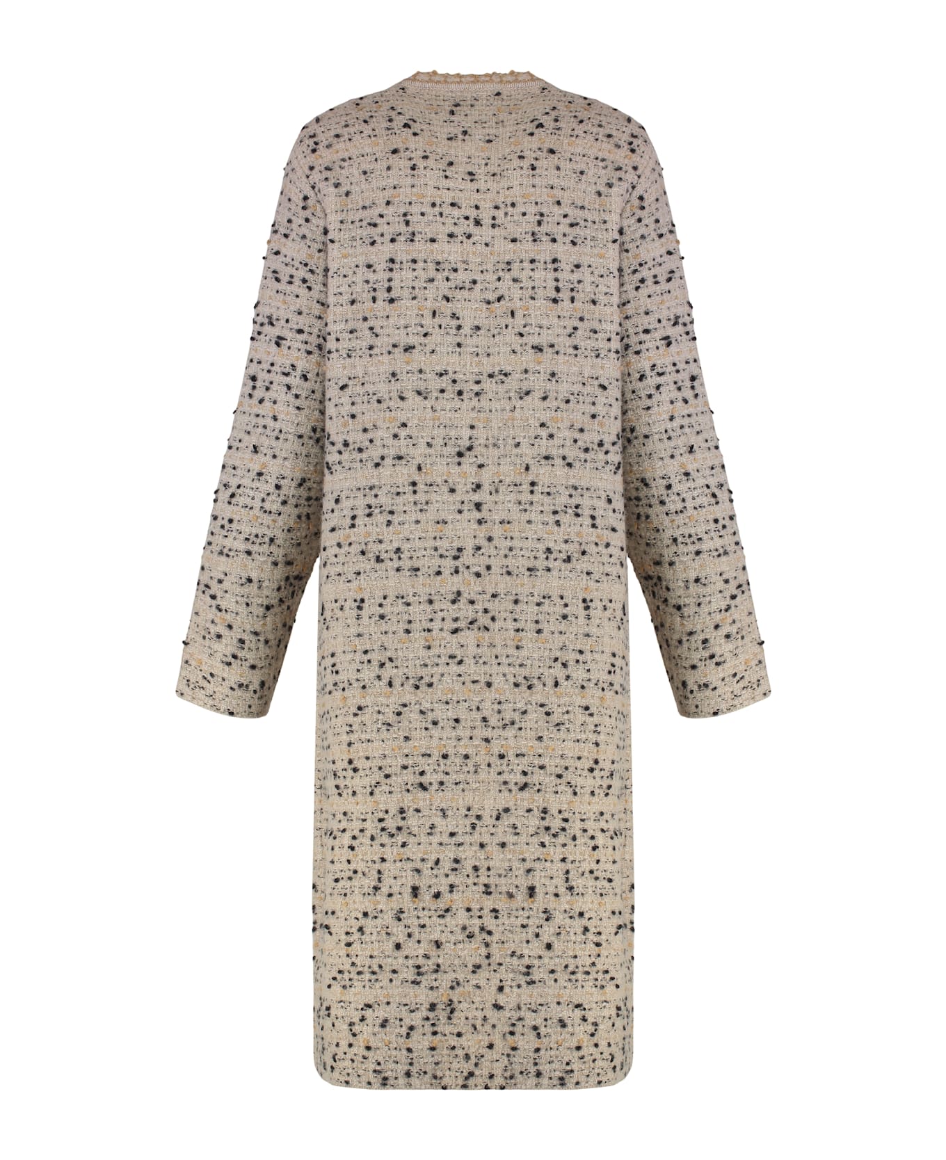 Fabiana Filippi Wool Blend Maxi-cardigan - Beige