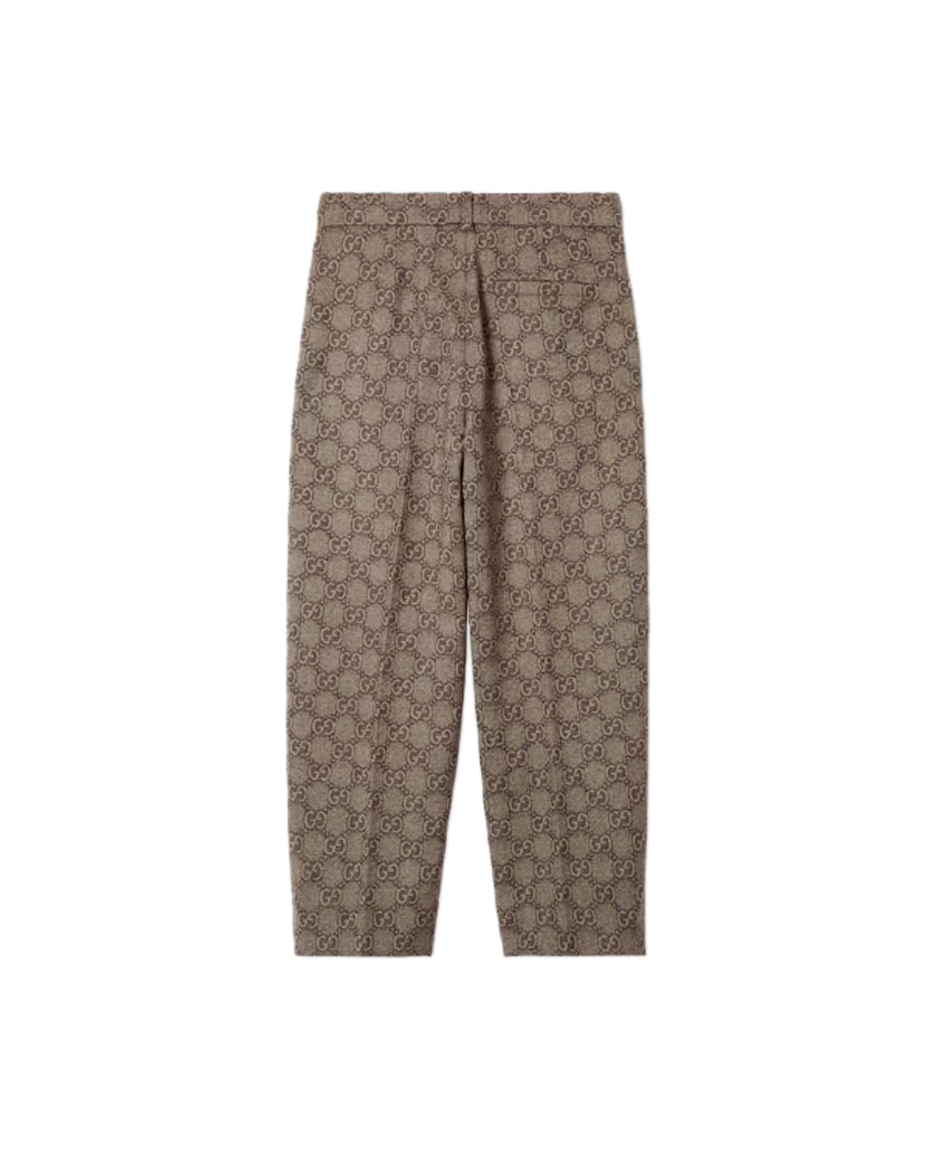 Gucci Pants - Marrone/beige