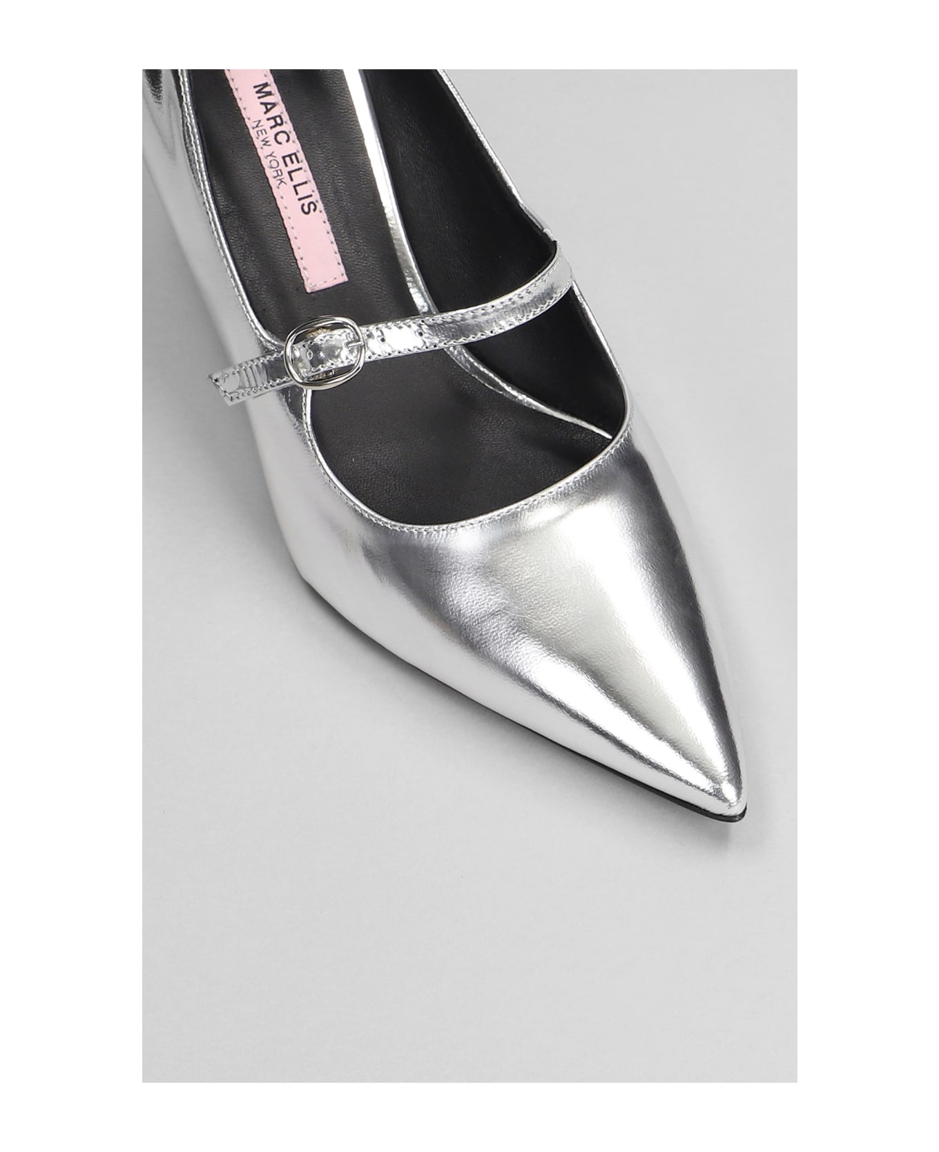 Marc Ellis Pumps In Silver Leather - silver